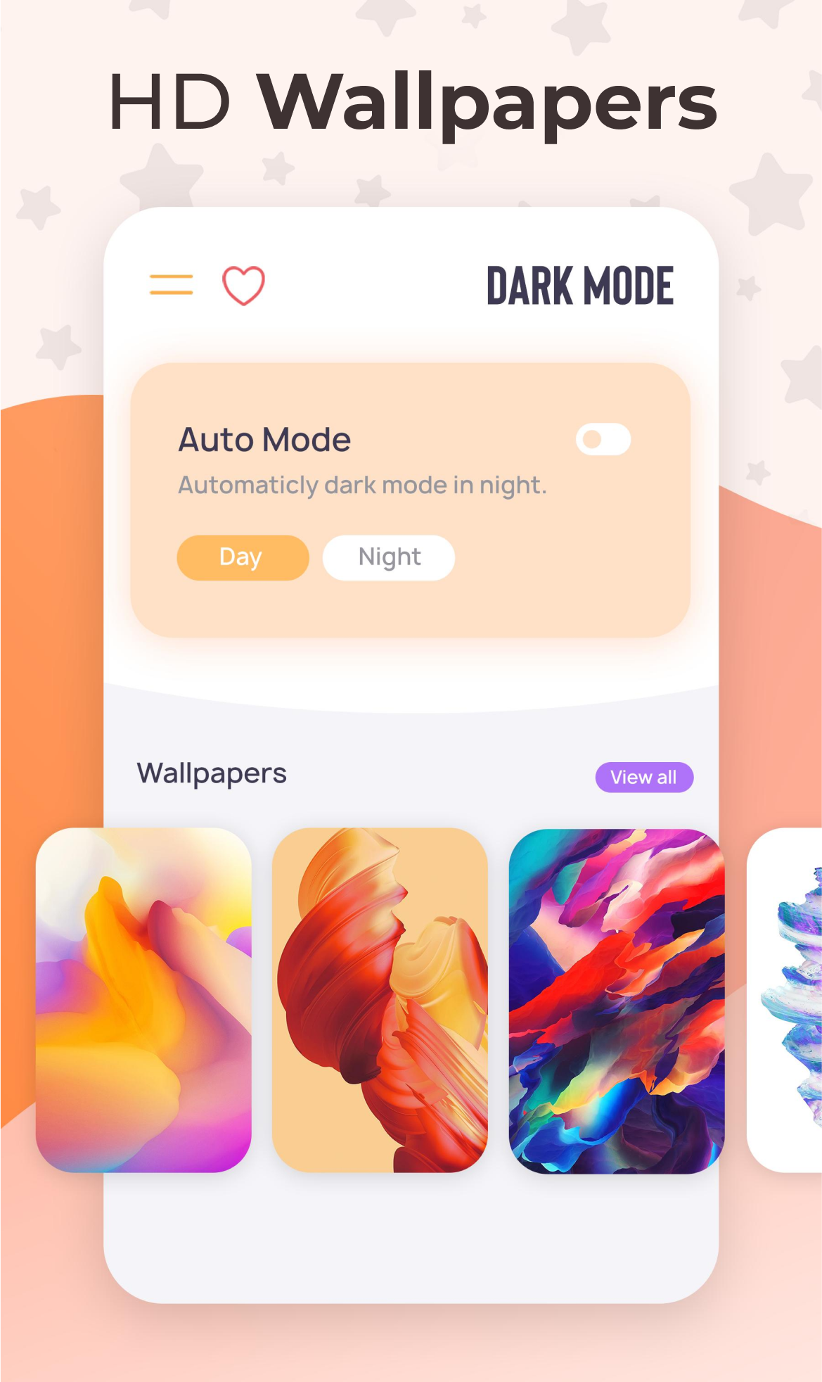 اسکرین شات 2 برنامه Dark Mode: Night Mode All Apps