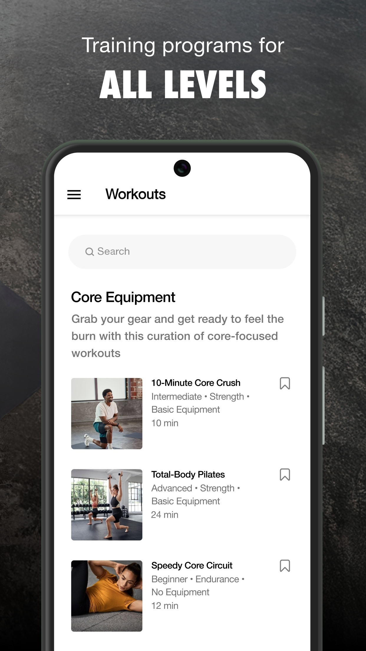 اسکرین شات 2 برنامه Nike Training Club