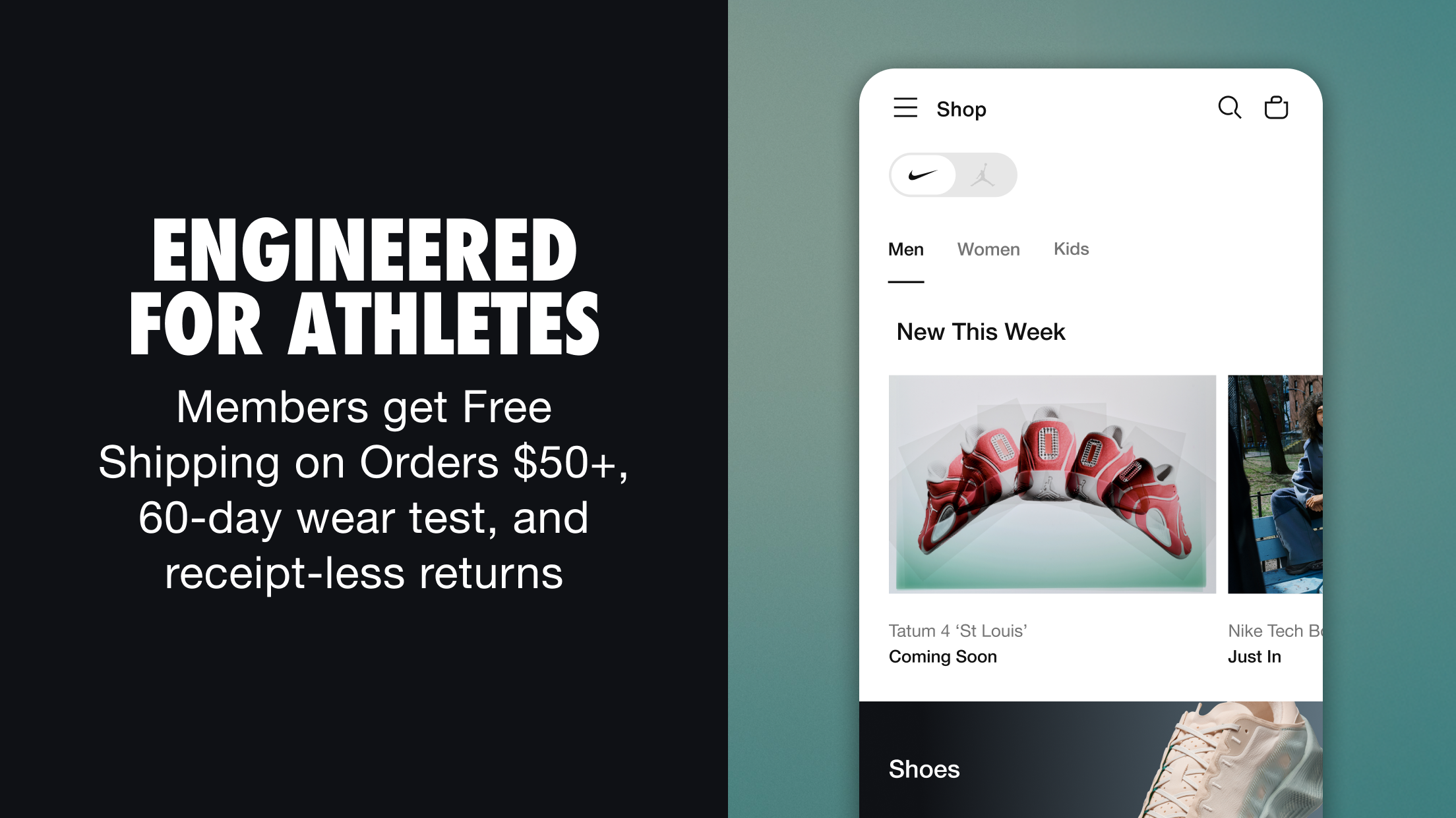 اسکرین شات 2 برنامه Nike: Shoes, Apparel & Stories