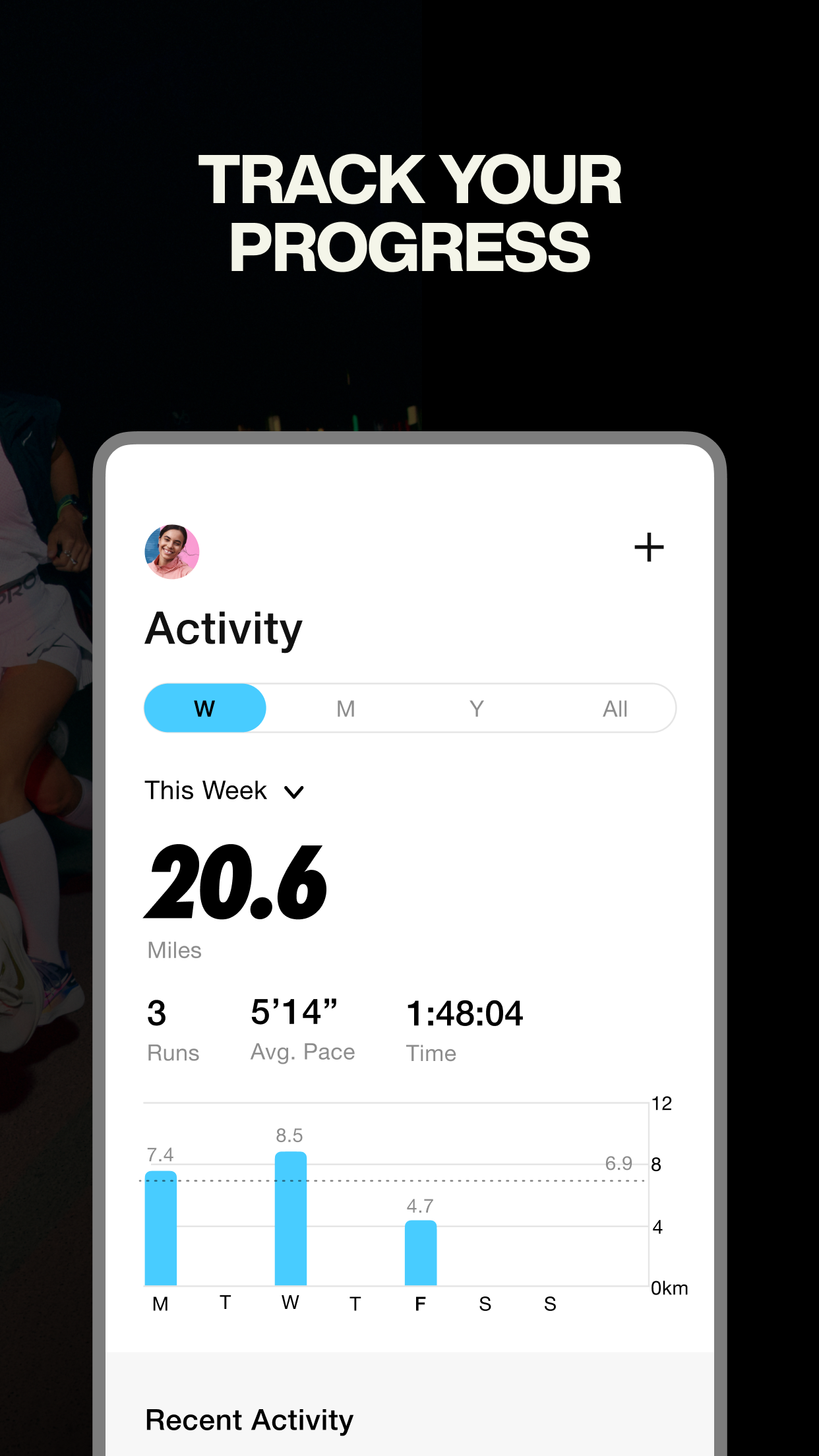 اسکرین شات 2 برنامه Nike Run Club - Running Coach