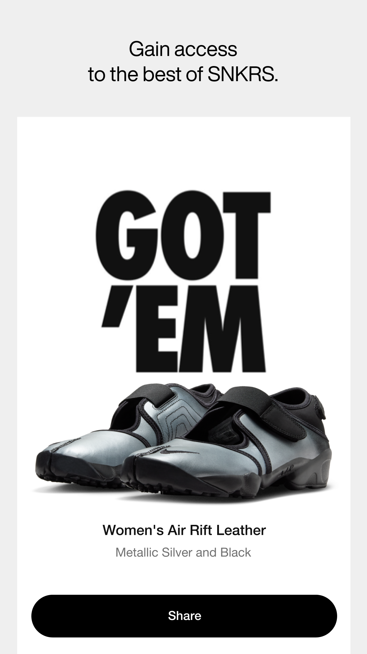 اسکرین شات 1 برنامه Nike SNKRS: Shoes & Streetwear