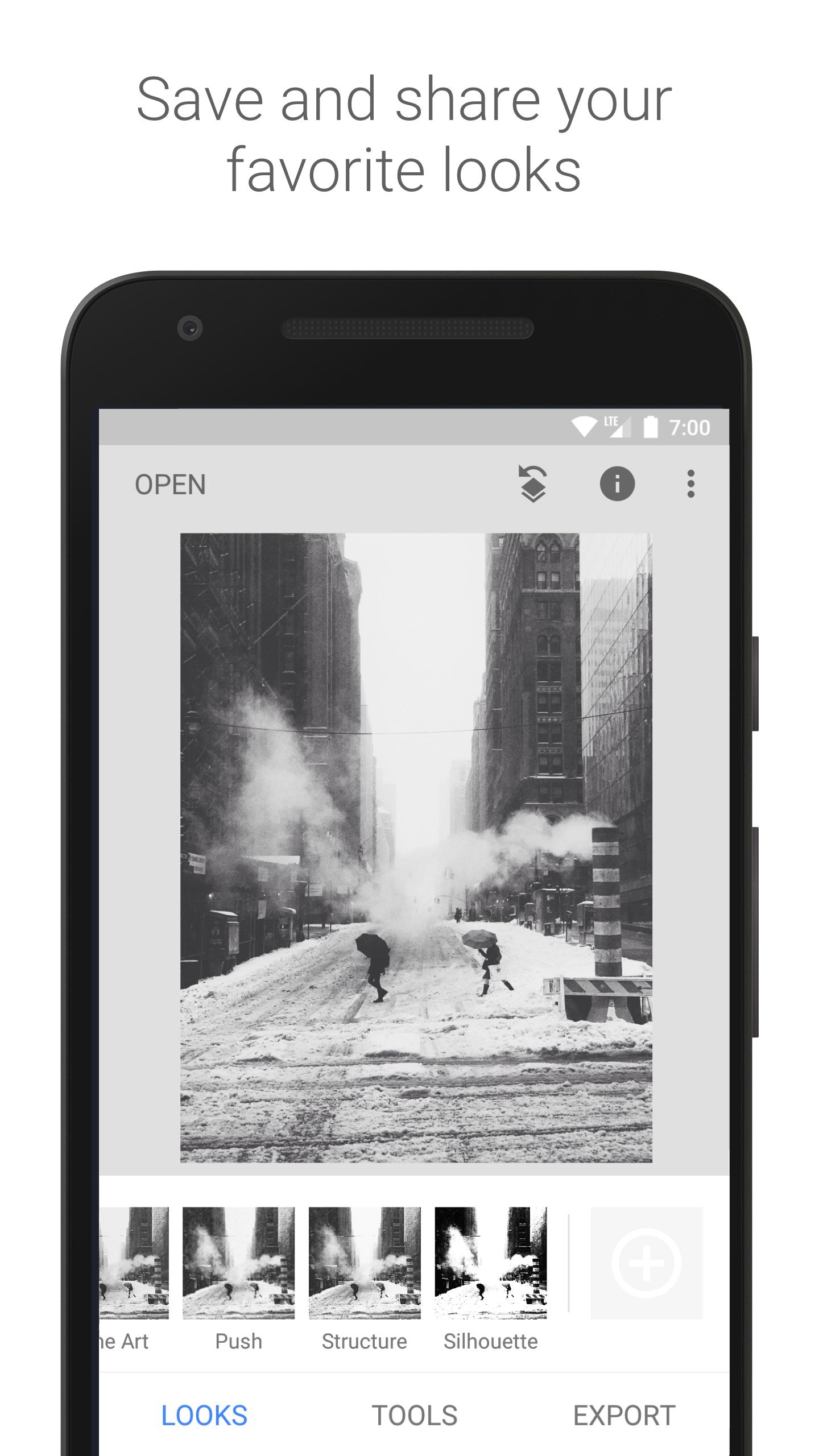 اسکرین شات 1 برنامه Snapseed (اسنپ اسپید)