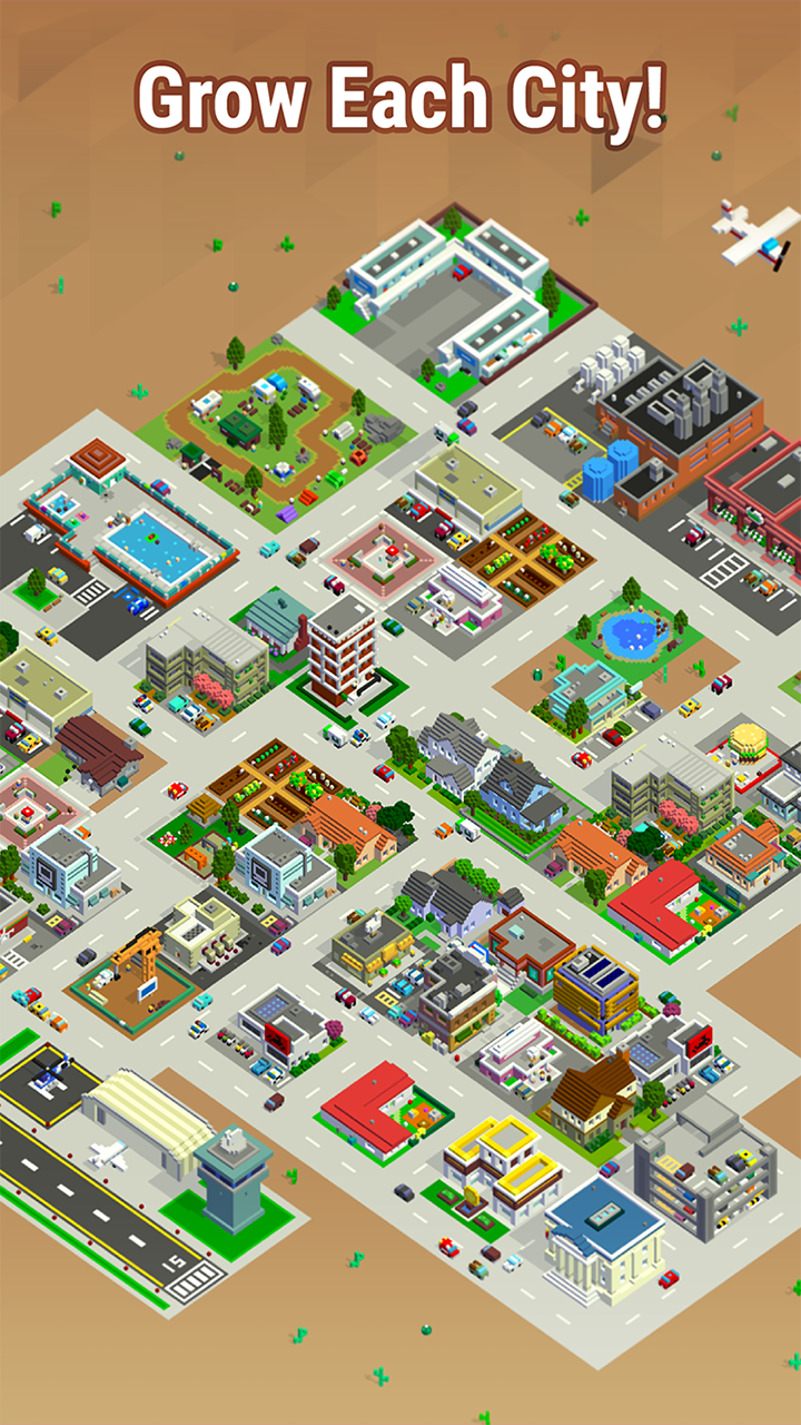اسکرین شات 2 بازی Bit City: Building Evolution