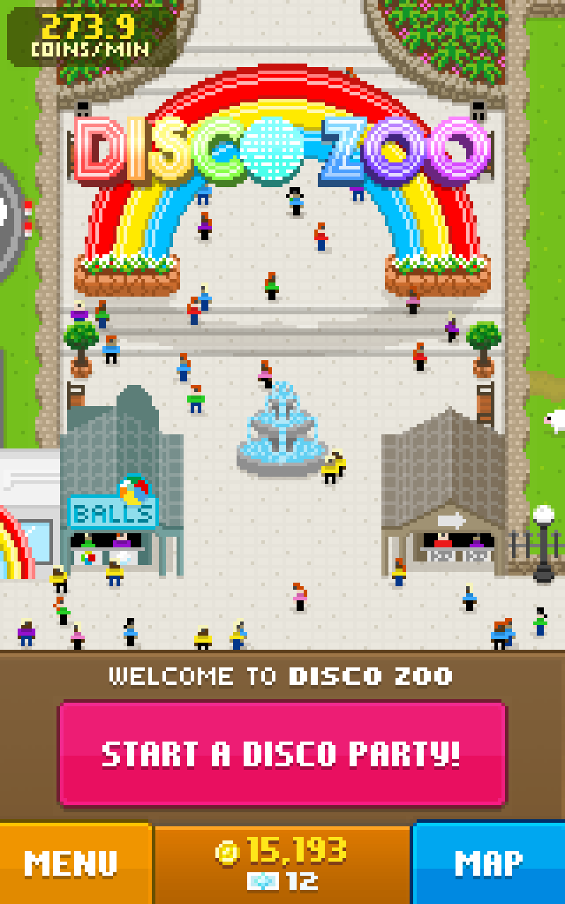 اسکرین شات 1 بازی Disco Zoo