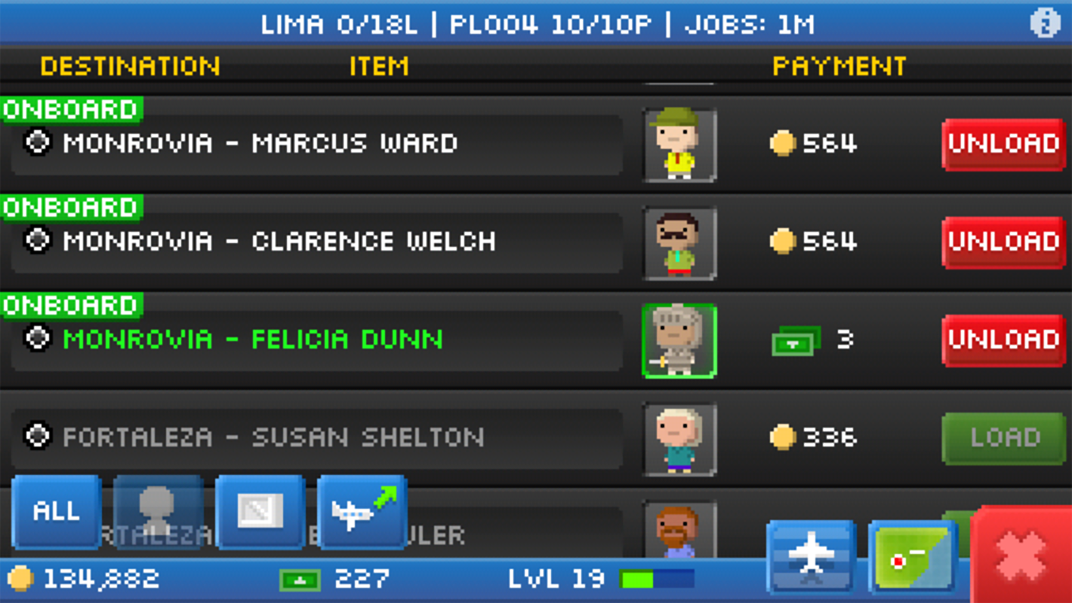 اسکرین شات 3 بازی Pocket Planes: Airline Tycoon