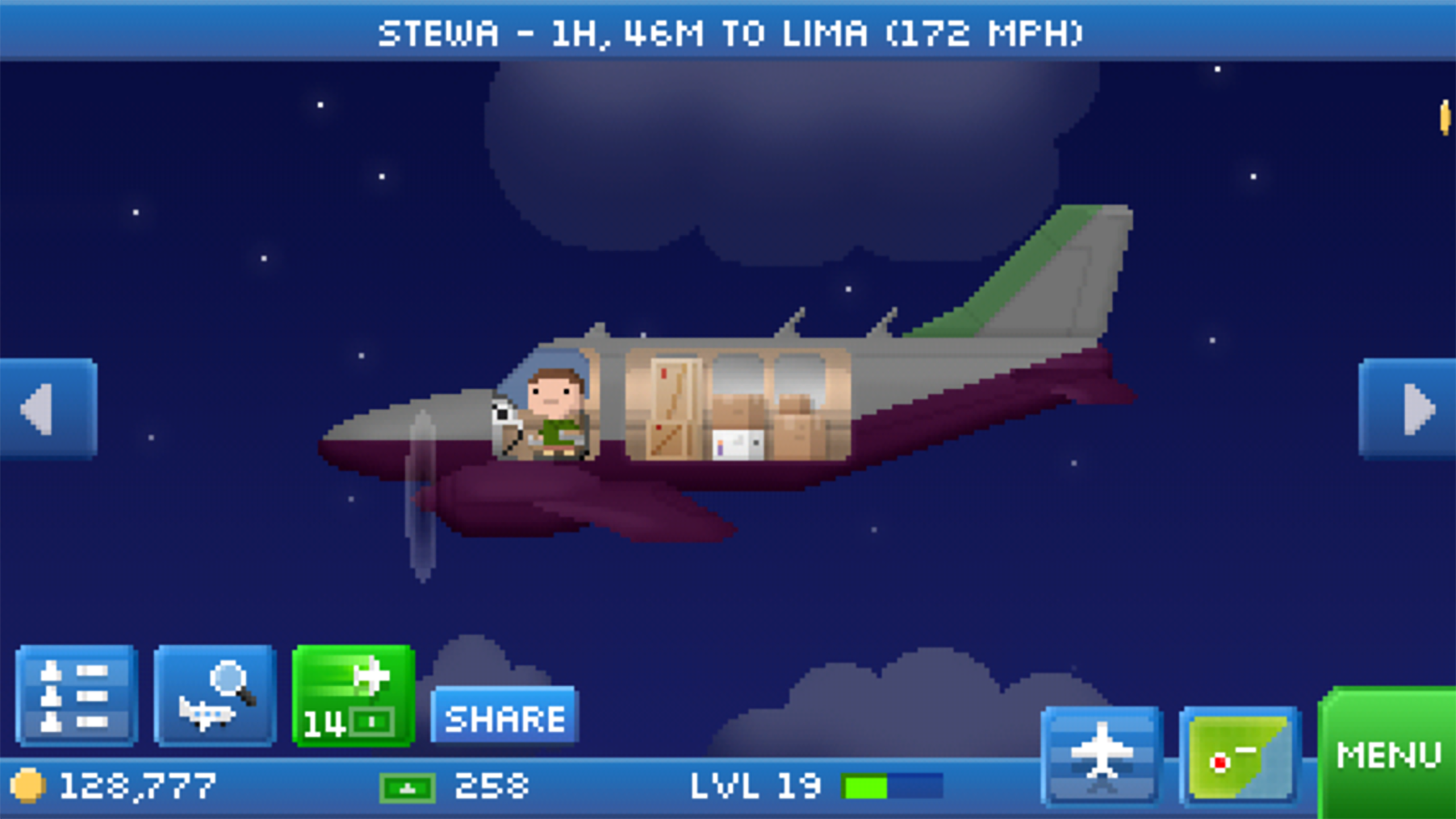 اسکرین شات 4 بازی Pocket Planes: Airline Tycoon