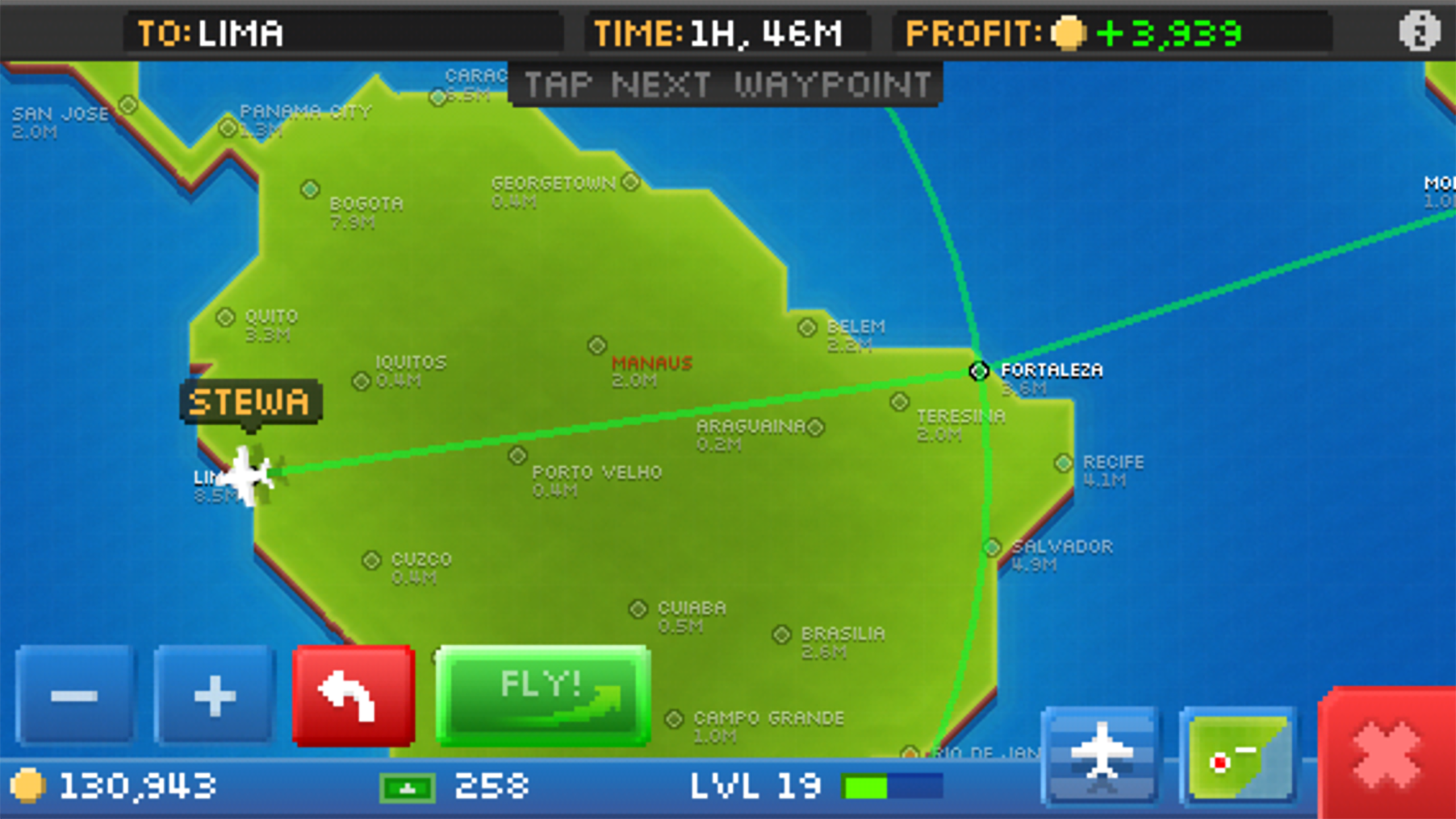 اسکرین شات 2 بازی Pocket Planes: Airline Tycoon