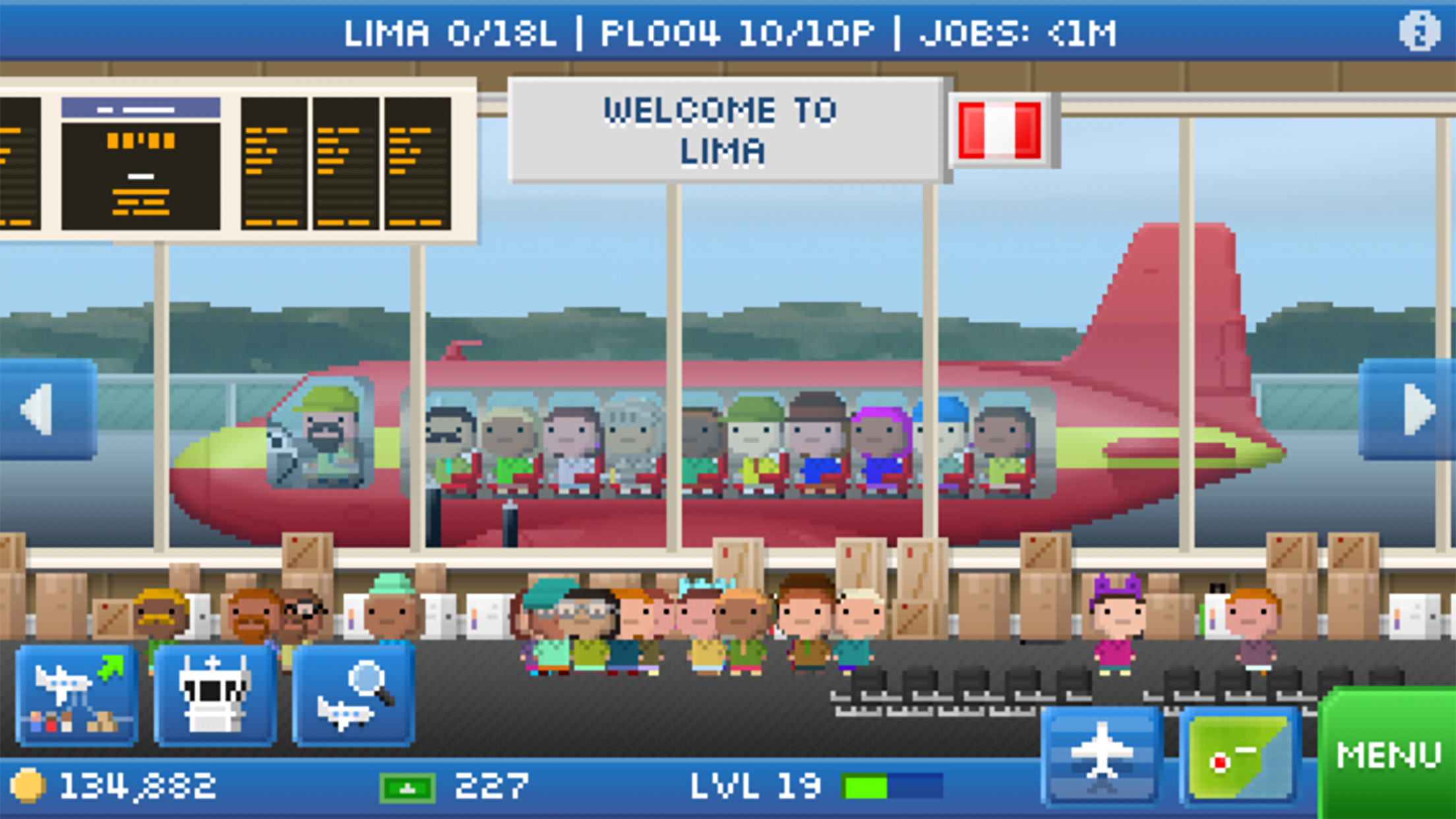 اسکرین شات 1 بازی Pocket Planes: Airline Tycoon