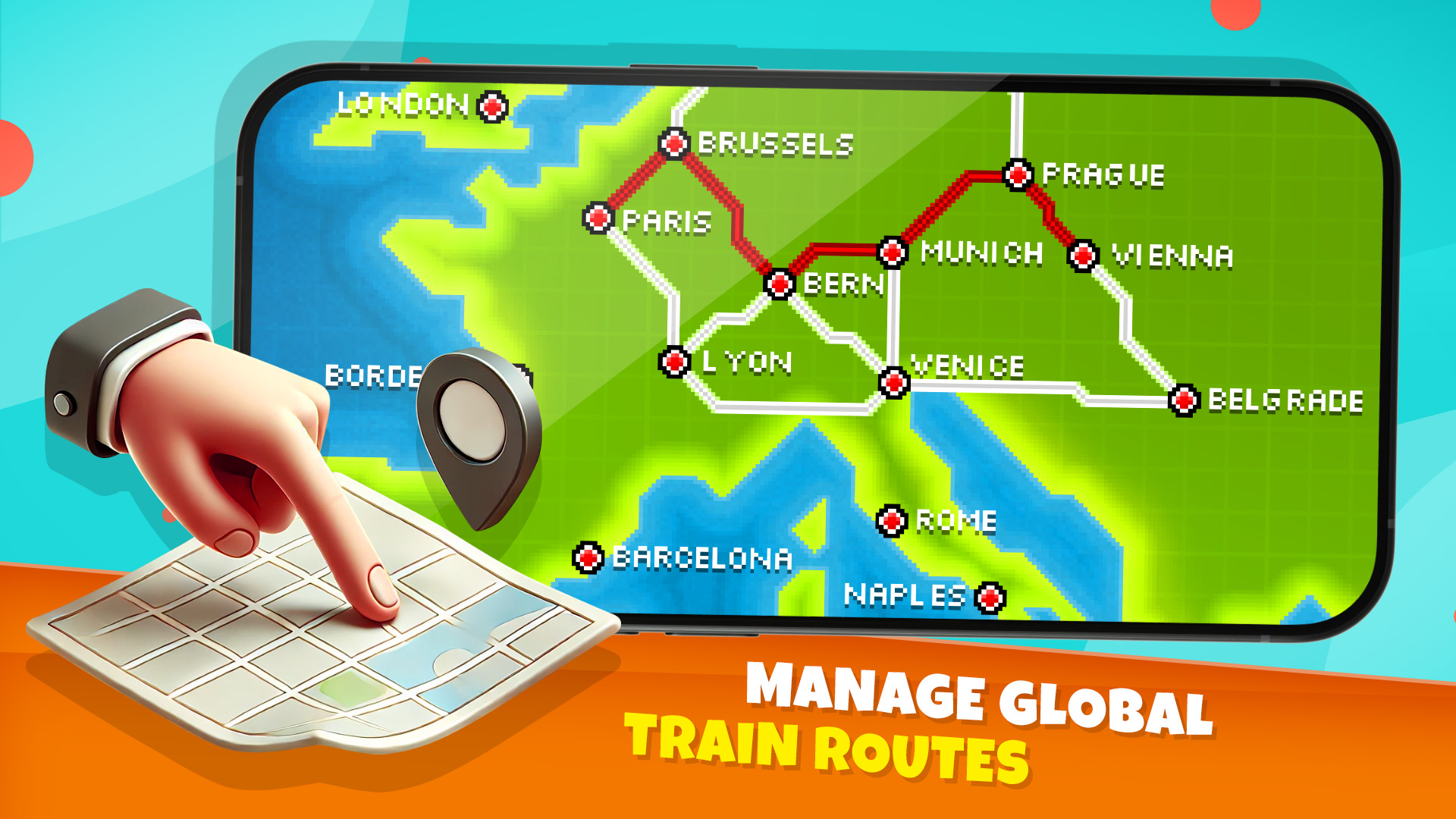 اسکرین شات 2 بازی Pocket Trains: Railroad Tycoon