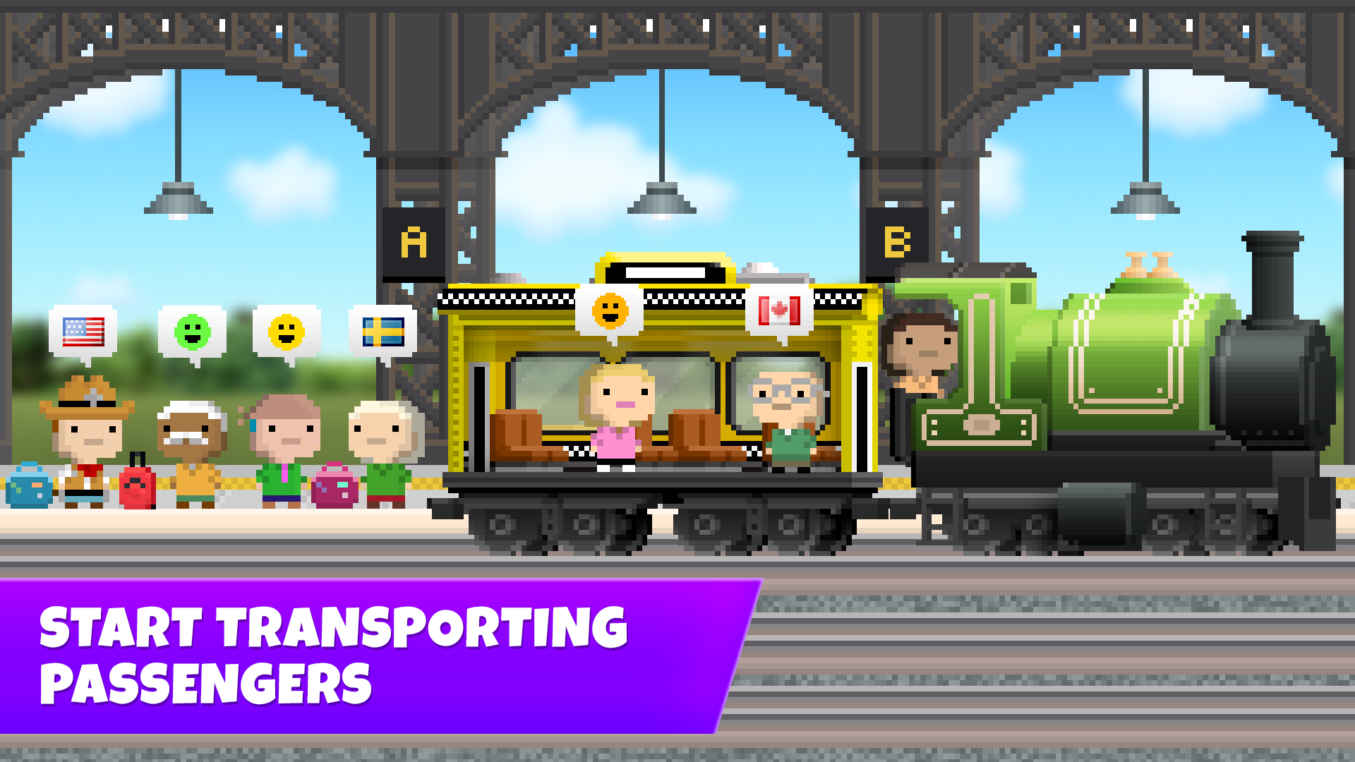 اسکرین شات 1 بازی Pocket Trains: Railroad Tycoon