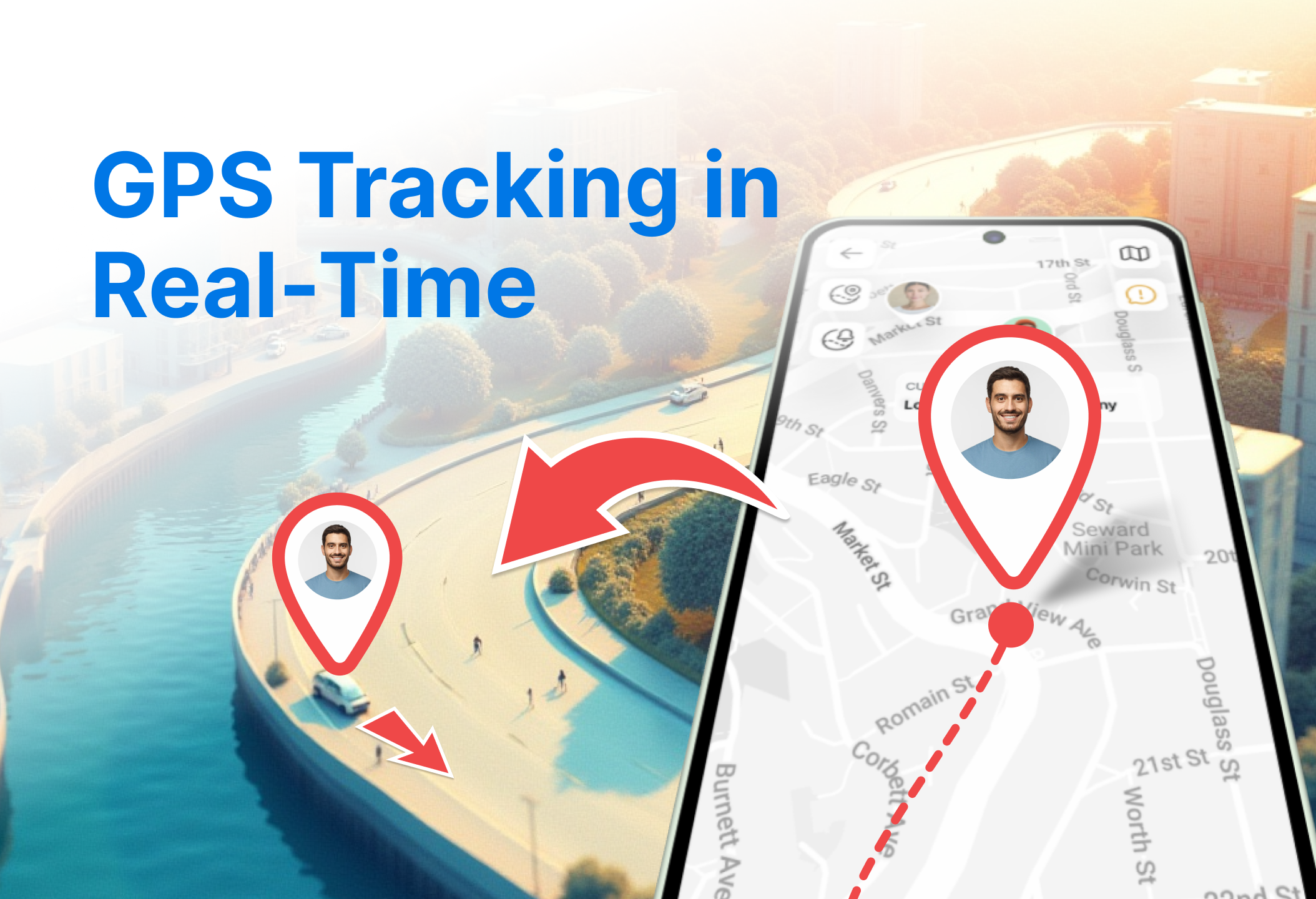 اسکرین شات 2 برنامه GPS Location & Phone Tracker