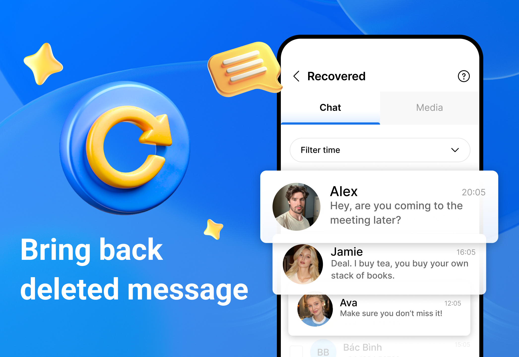 اسکرین شات 5 برنامه All Recovery - Photos, Videos