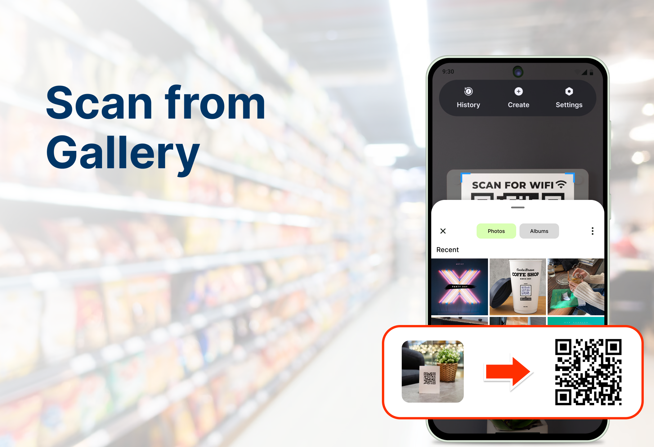 اسکرین شات 4 برنامه QR Code & Barcode Scanner