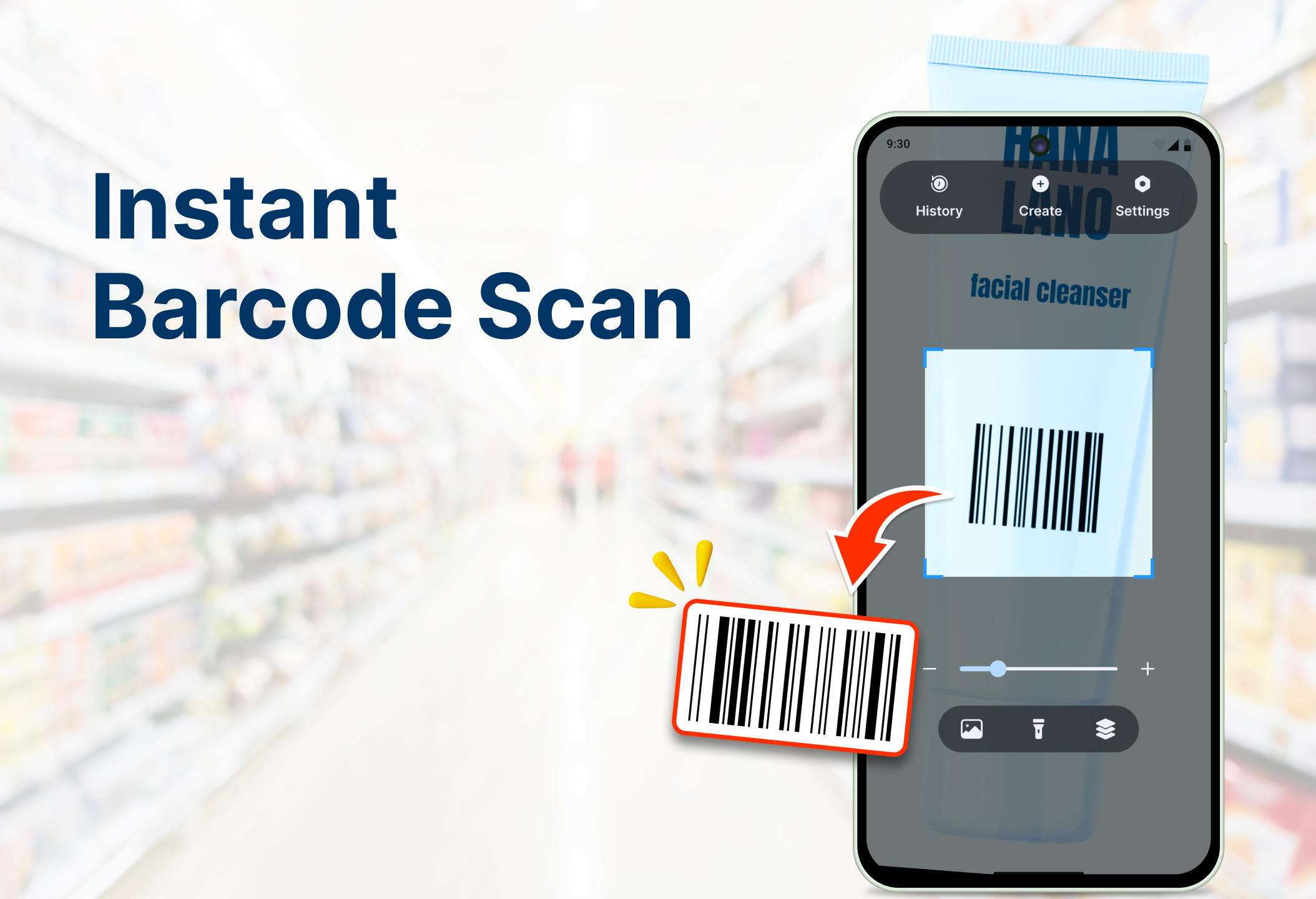 اسکرین شات 2 برنامه QR Code & Barcode Scanner