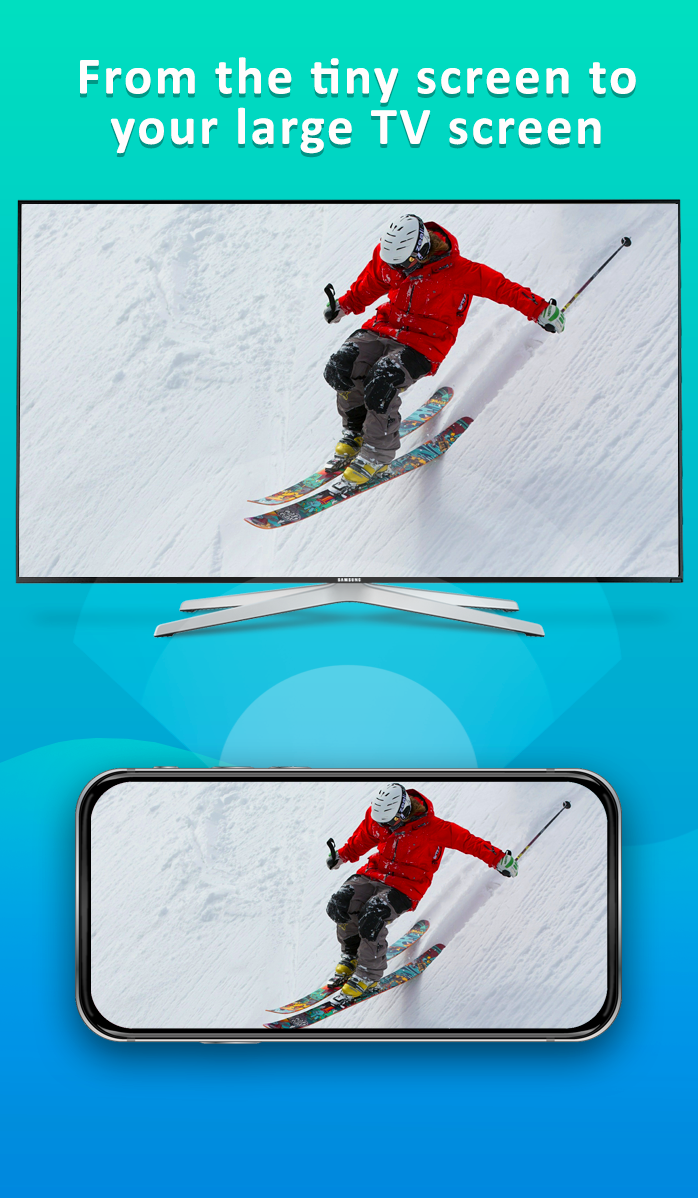 اسکرین شات 1 برنامه HD Screen Mirroring To TV