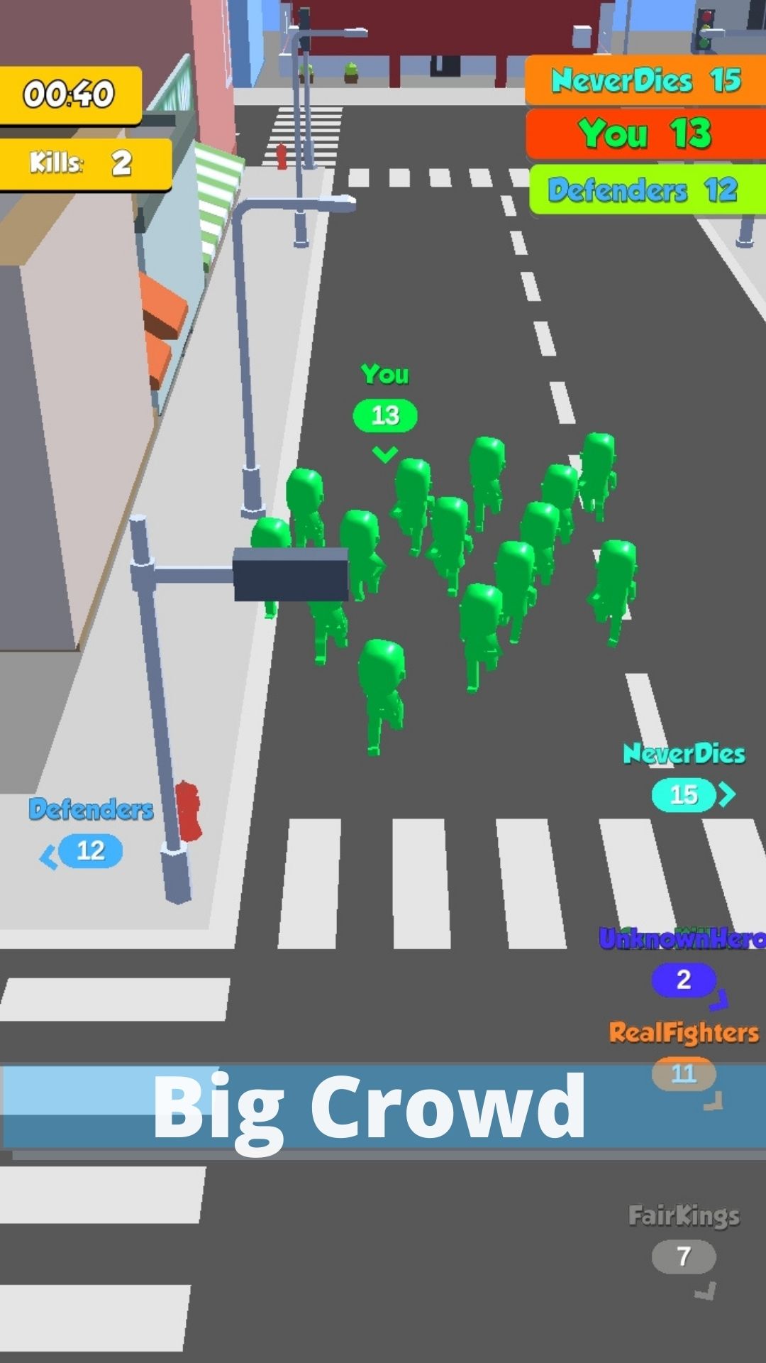 اسکرین شات 4 بازی Crowd Run Count Blob Master City Join Clash Run 3d