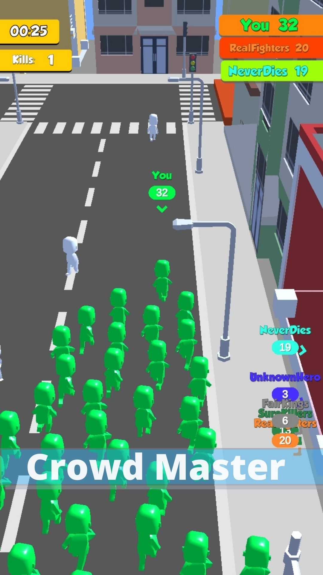 اسکرین شات 3 بازی Crowd Run Count Blob Master City Join Clash Run 3d