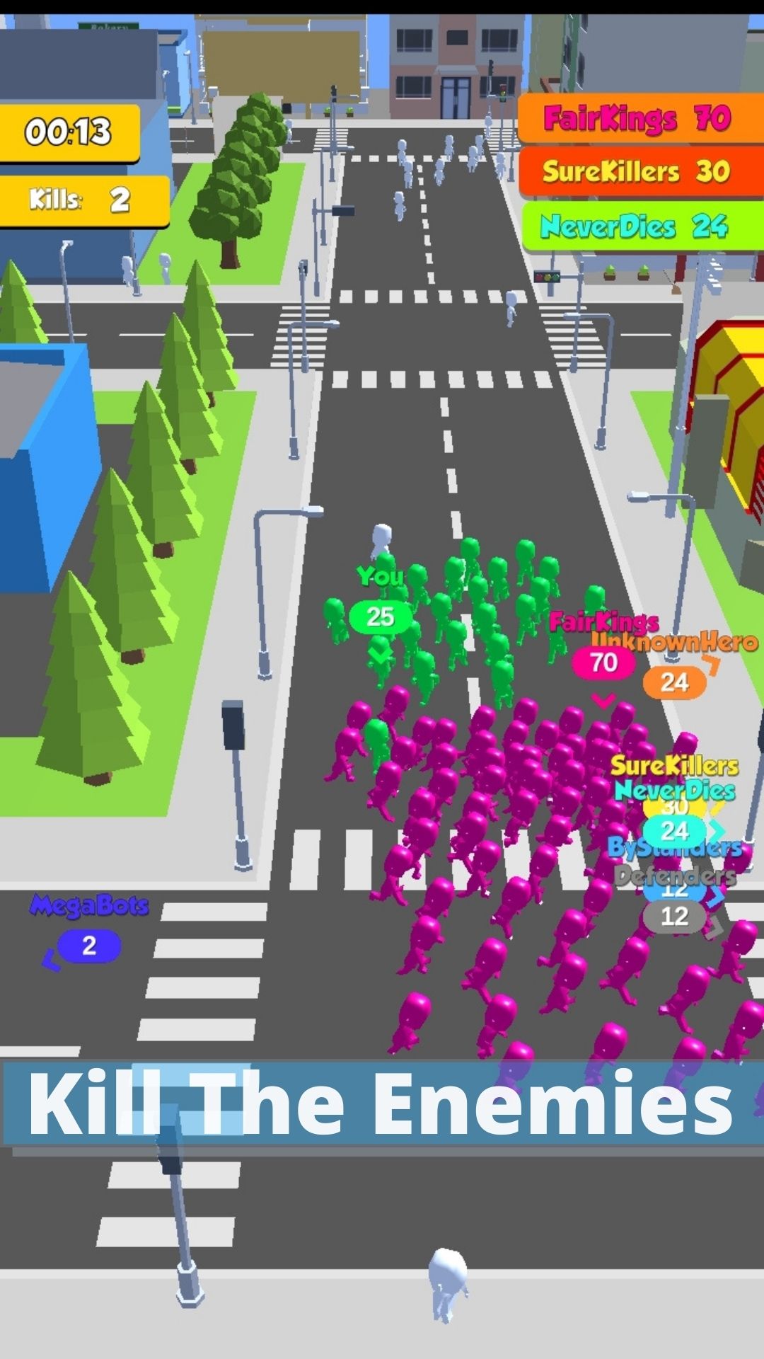 اسکرین شات 5 بازی Crowd Run Count Blob Master City Join Clash Run 3d