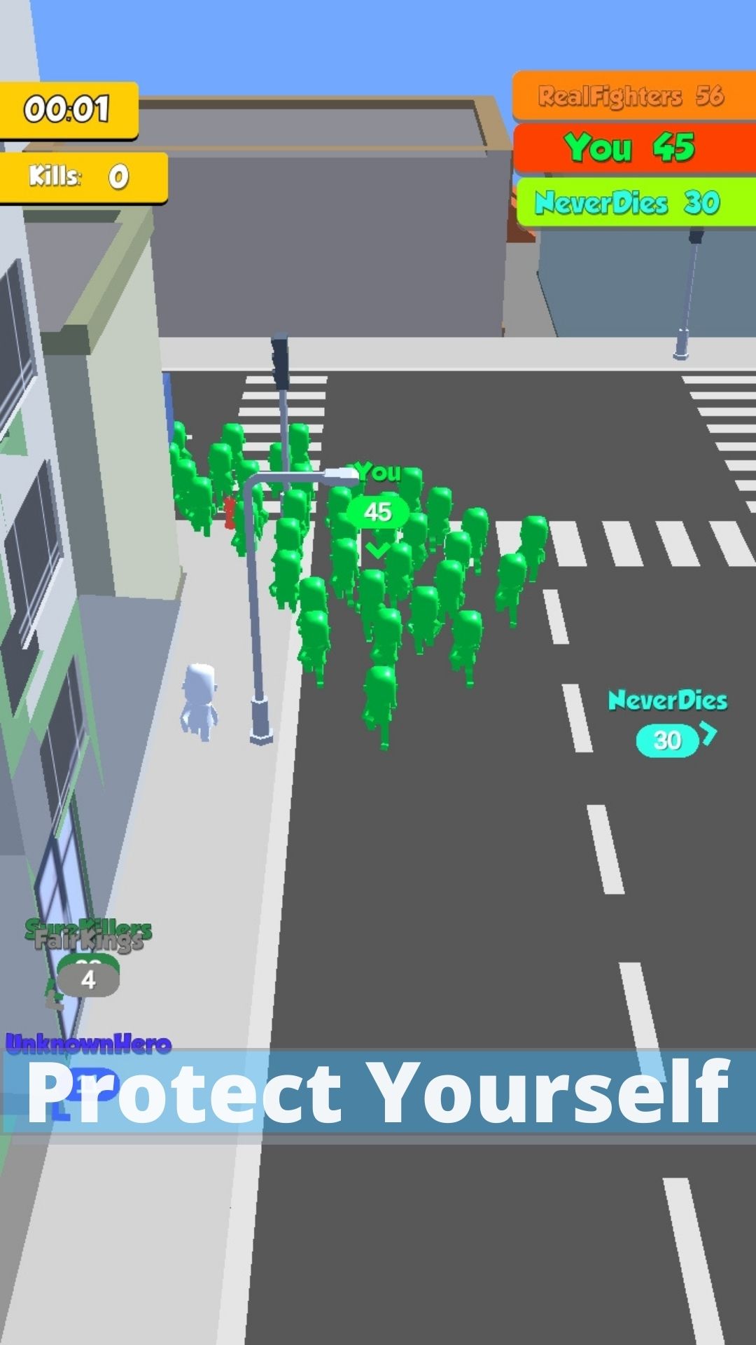 اسکرین شات 6 بازی Crowd Run Count Blob Master City Join Clash Run 3d