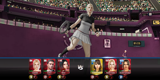 اسکرین شات 3 بازی Ultimate Tennis: 3D online sports game
