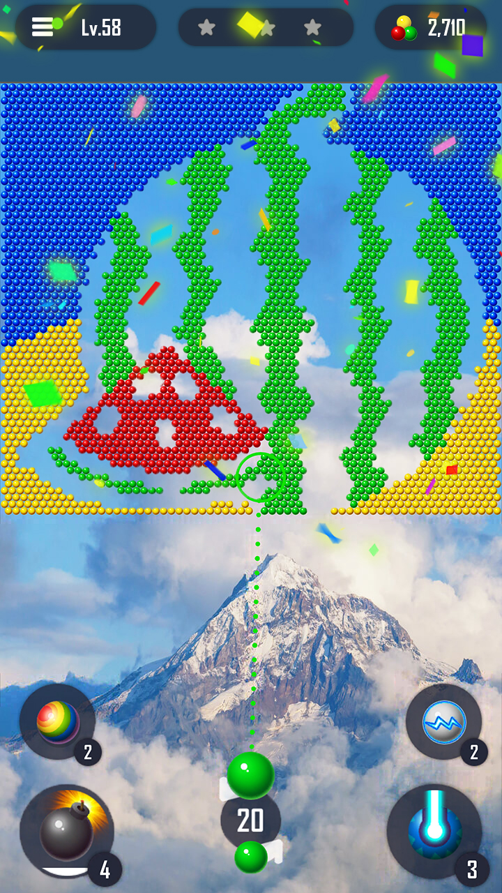 اسکرین شات 5 بازی Bubble Pop - Pixel Art Blast