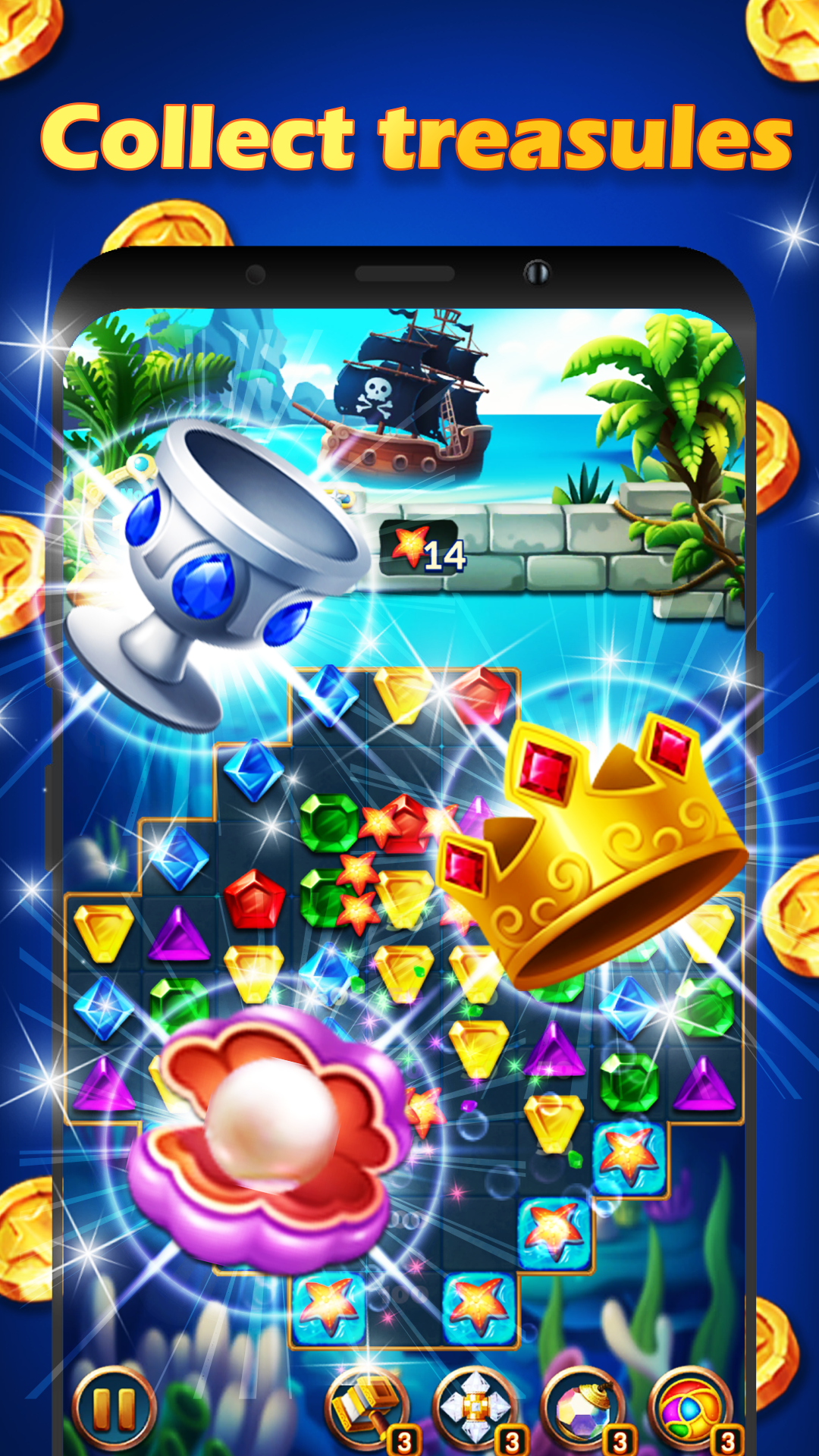 اسکرین شات 2 بازی Jewels Fantasy Legend: Match 3