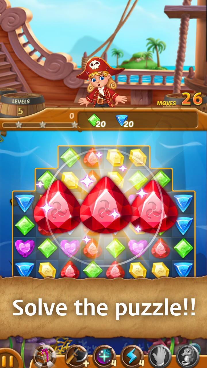 اسکرین شات 2 بازی Jewels Ocean