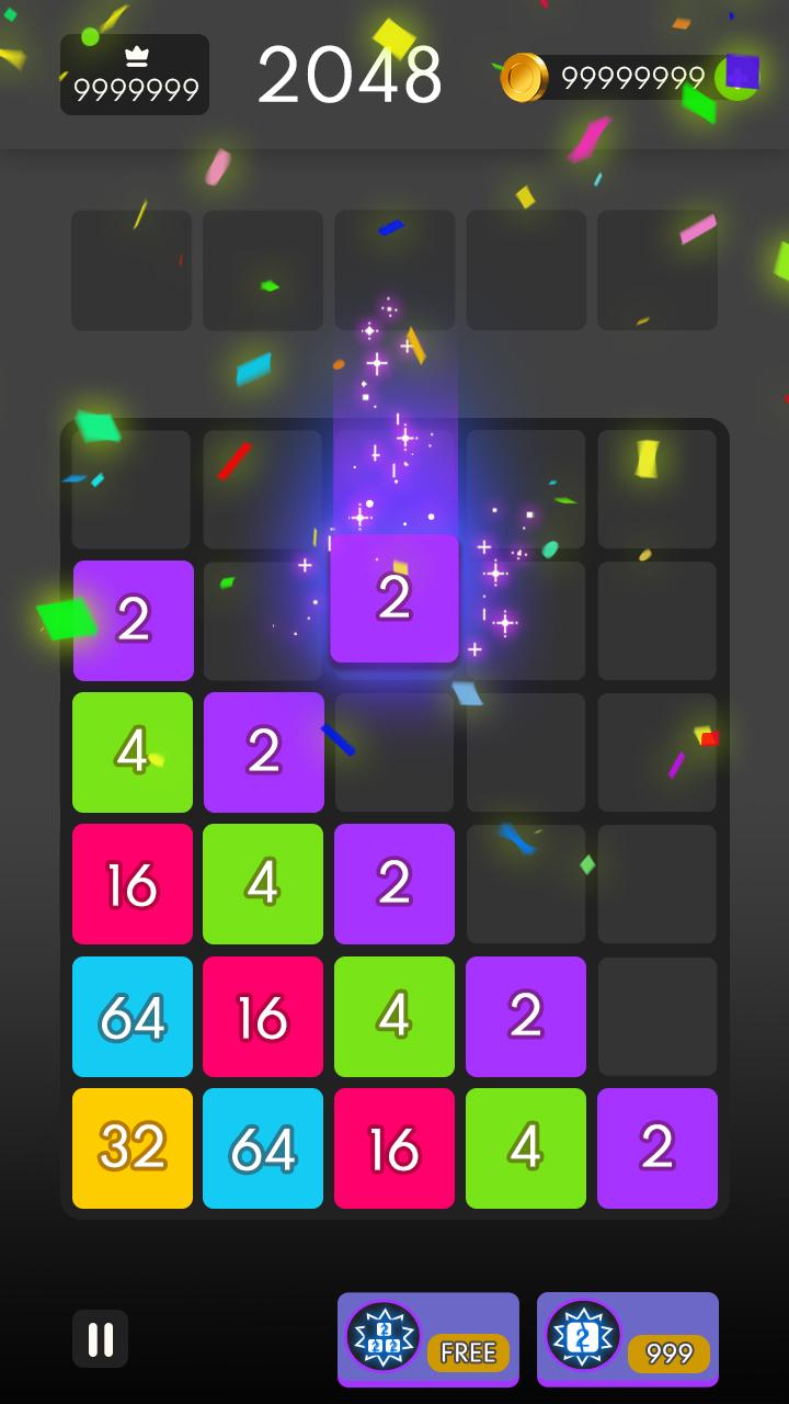 اسکرین شات 2 بازی X2 Blocks - Merge Numbers