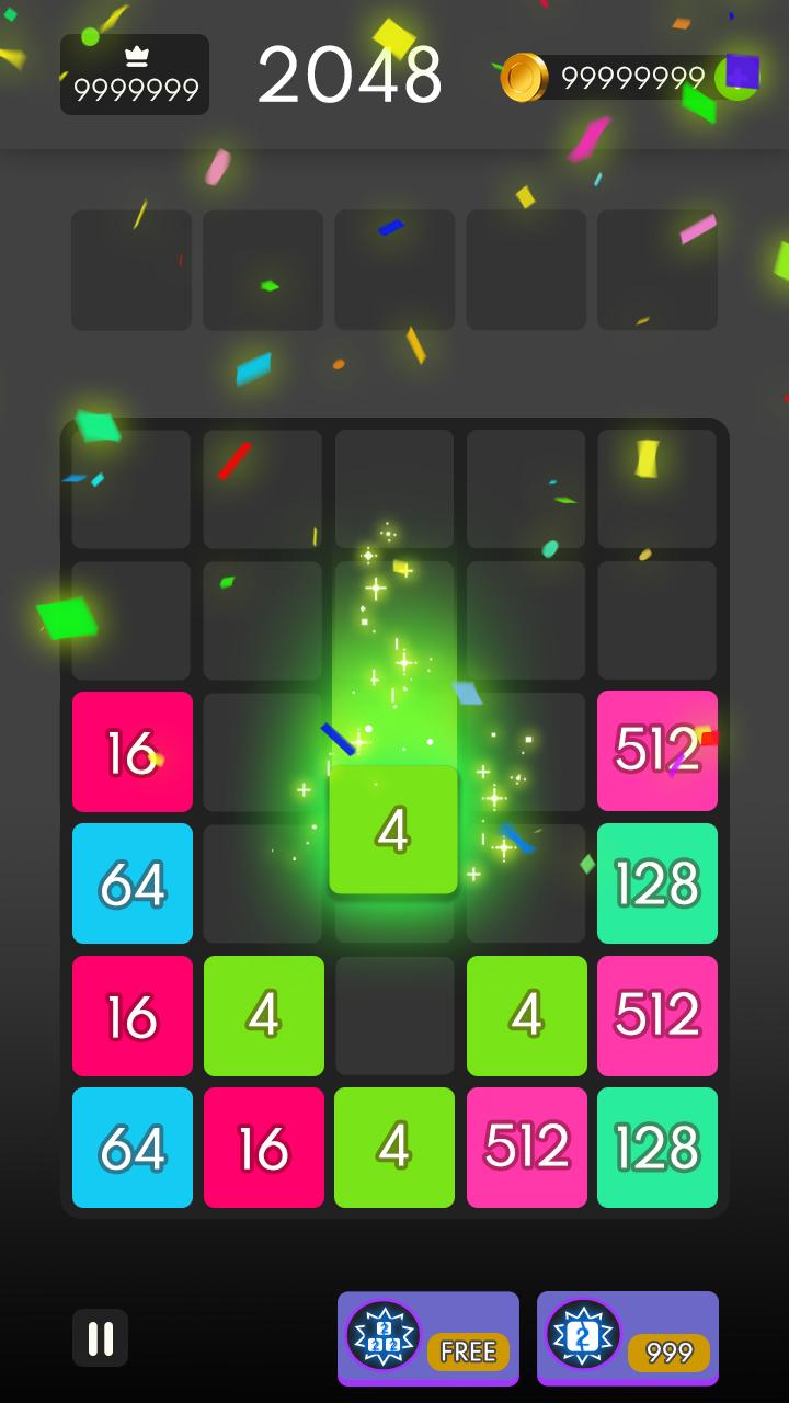 اسکرین شات 4 بازی X2 Blocks - Merge Numbers