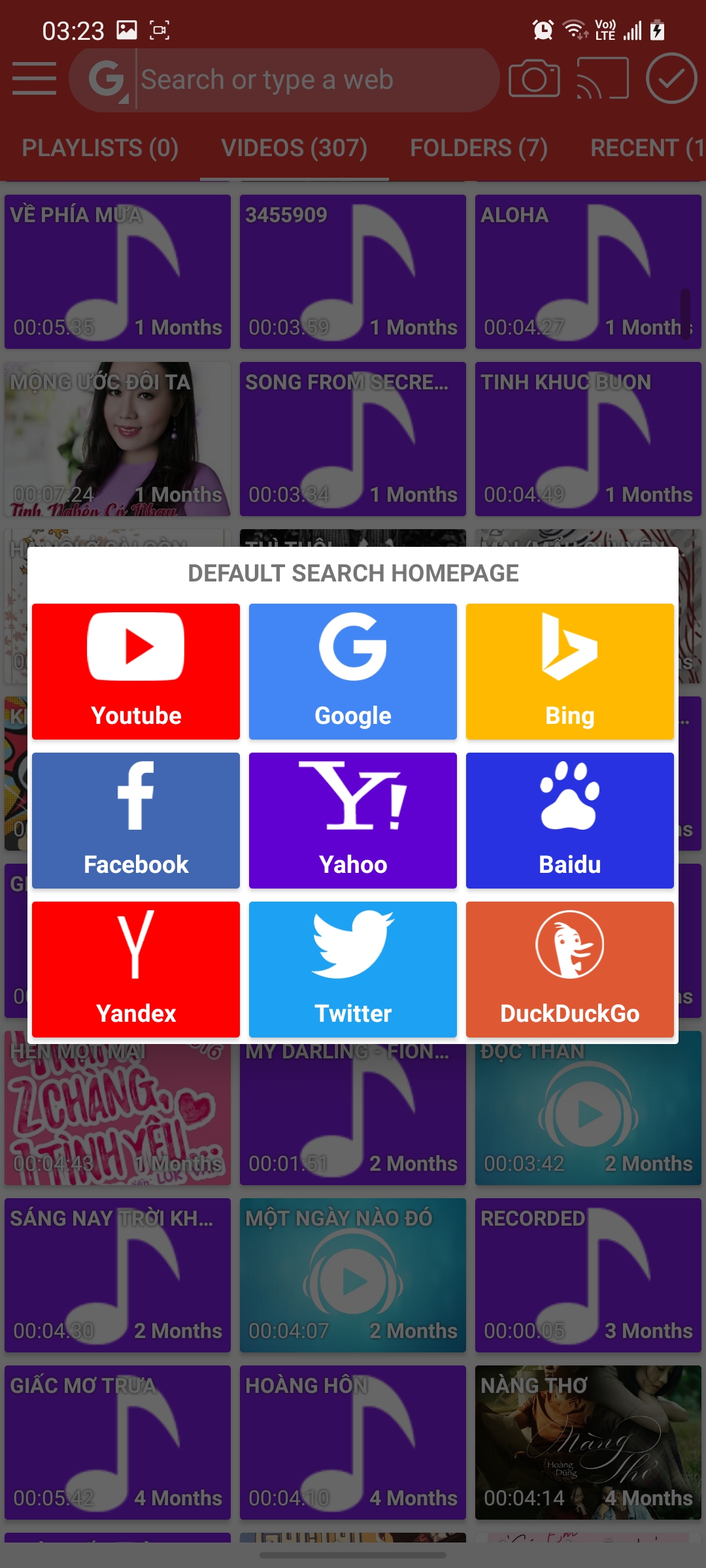 اسکرین شات 4 برنامه Video player and browser