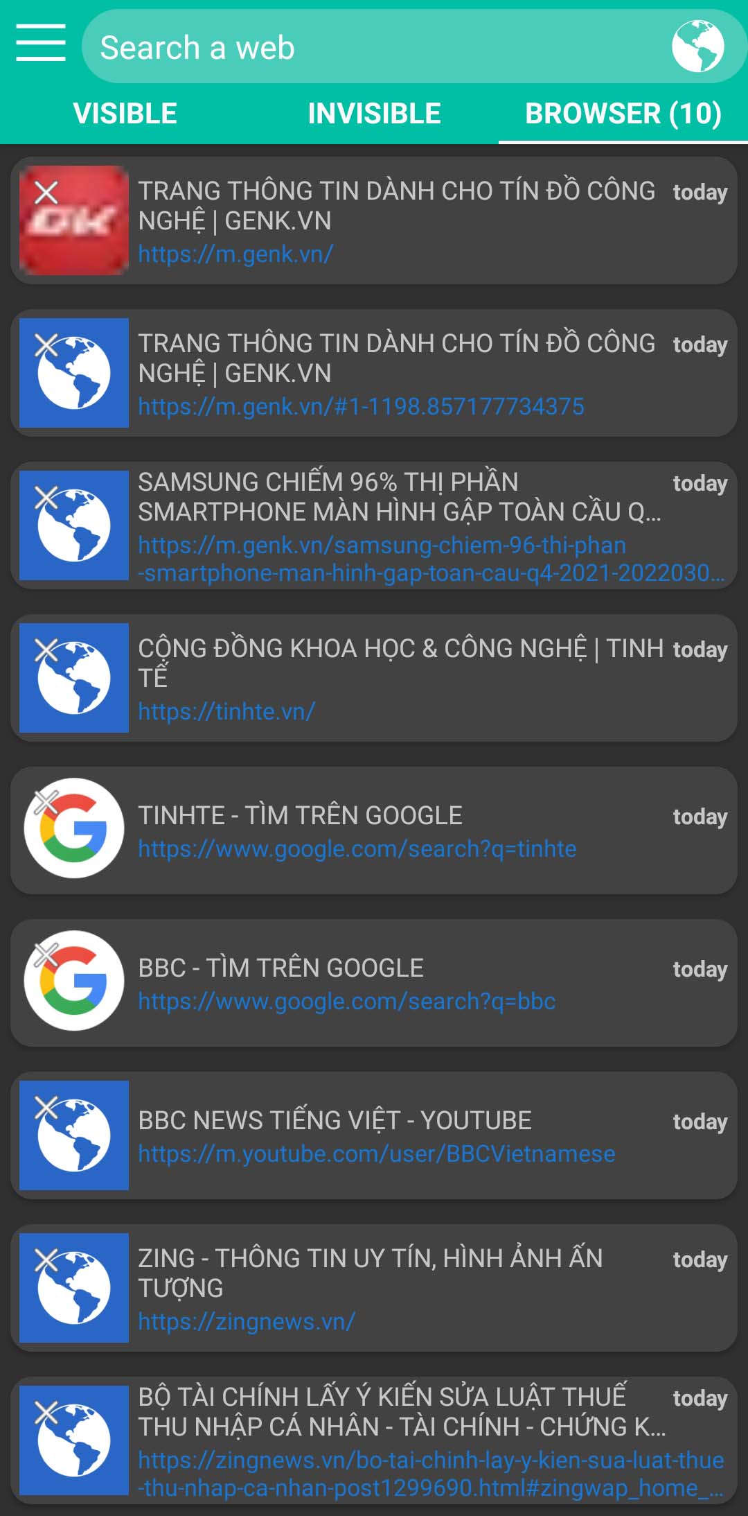 اسکرین شات 4 برنامه Hide application - Hide app