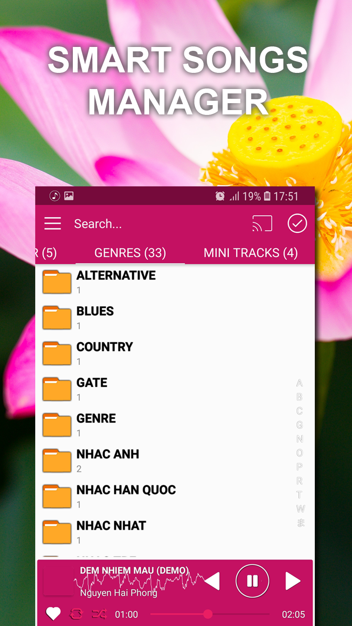 اسکرین شات 3 برنامه Music player