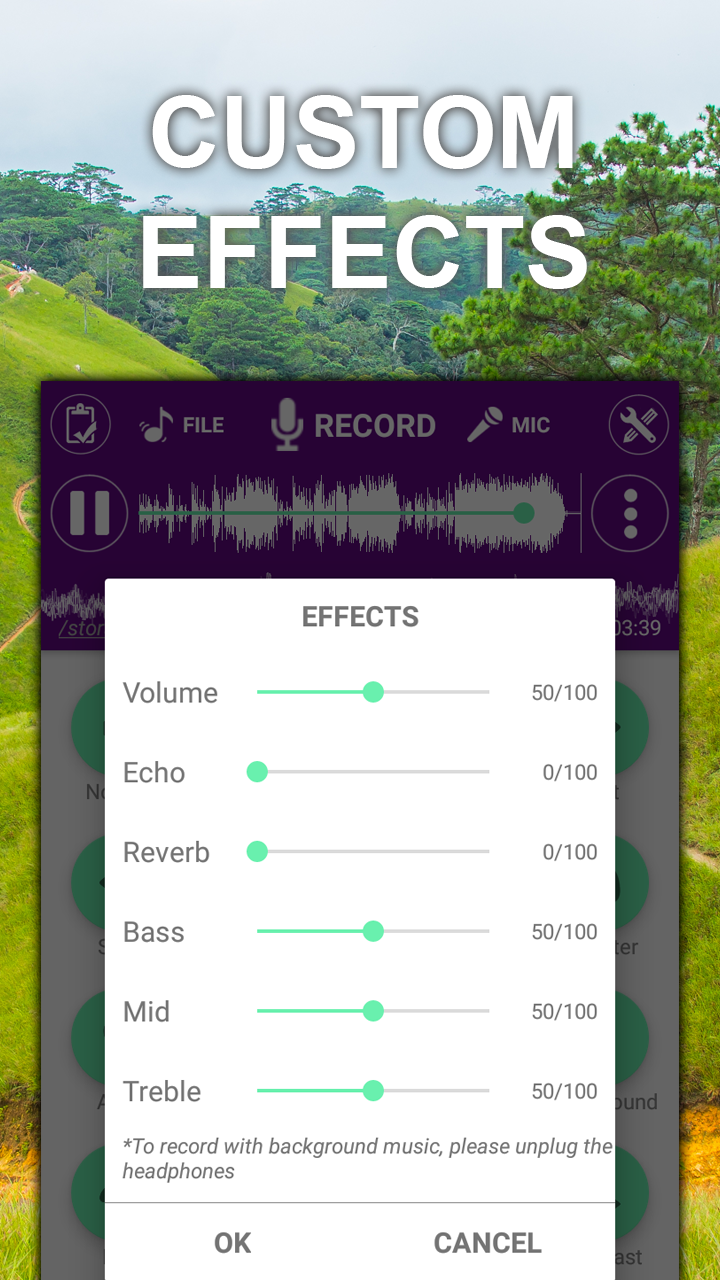 اسکرین شات 2 برنامه Voice changer sound effects
