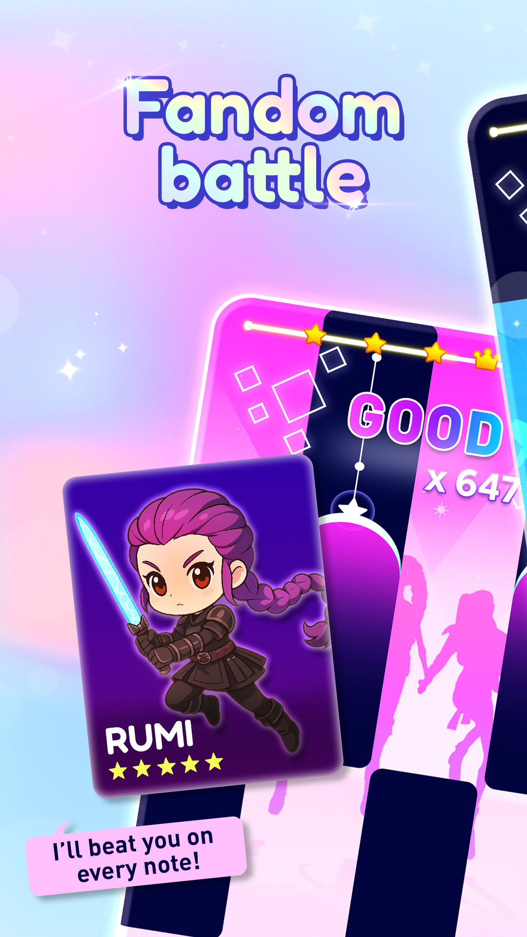 اسکرین شات 5 بازی Kpop Piano Beats - Music Game
