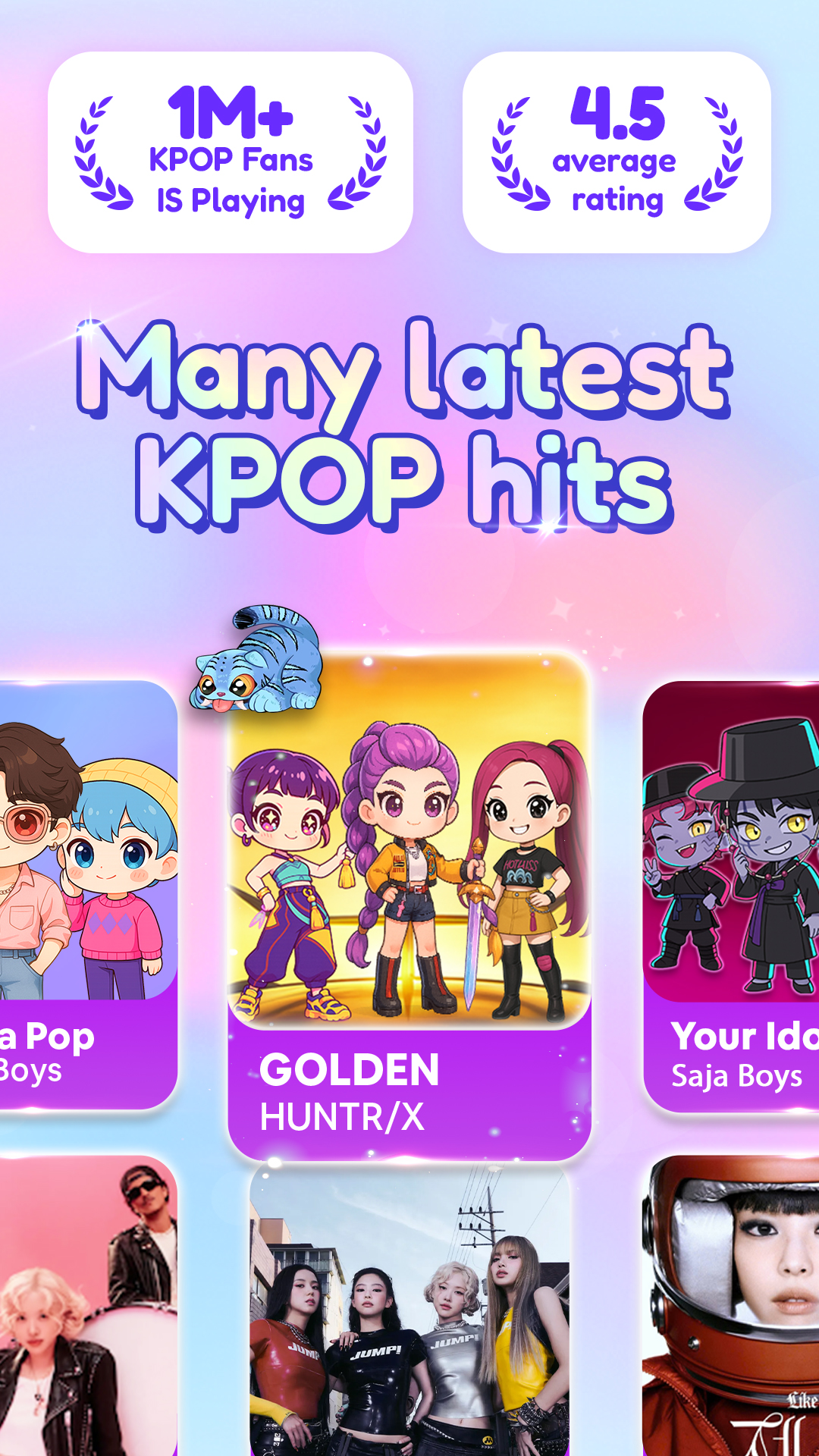 اسکرین شات 1 بازی Kpop Piano Beats - Music Game