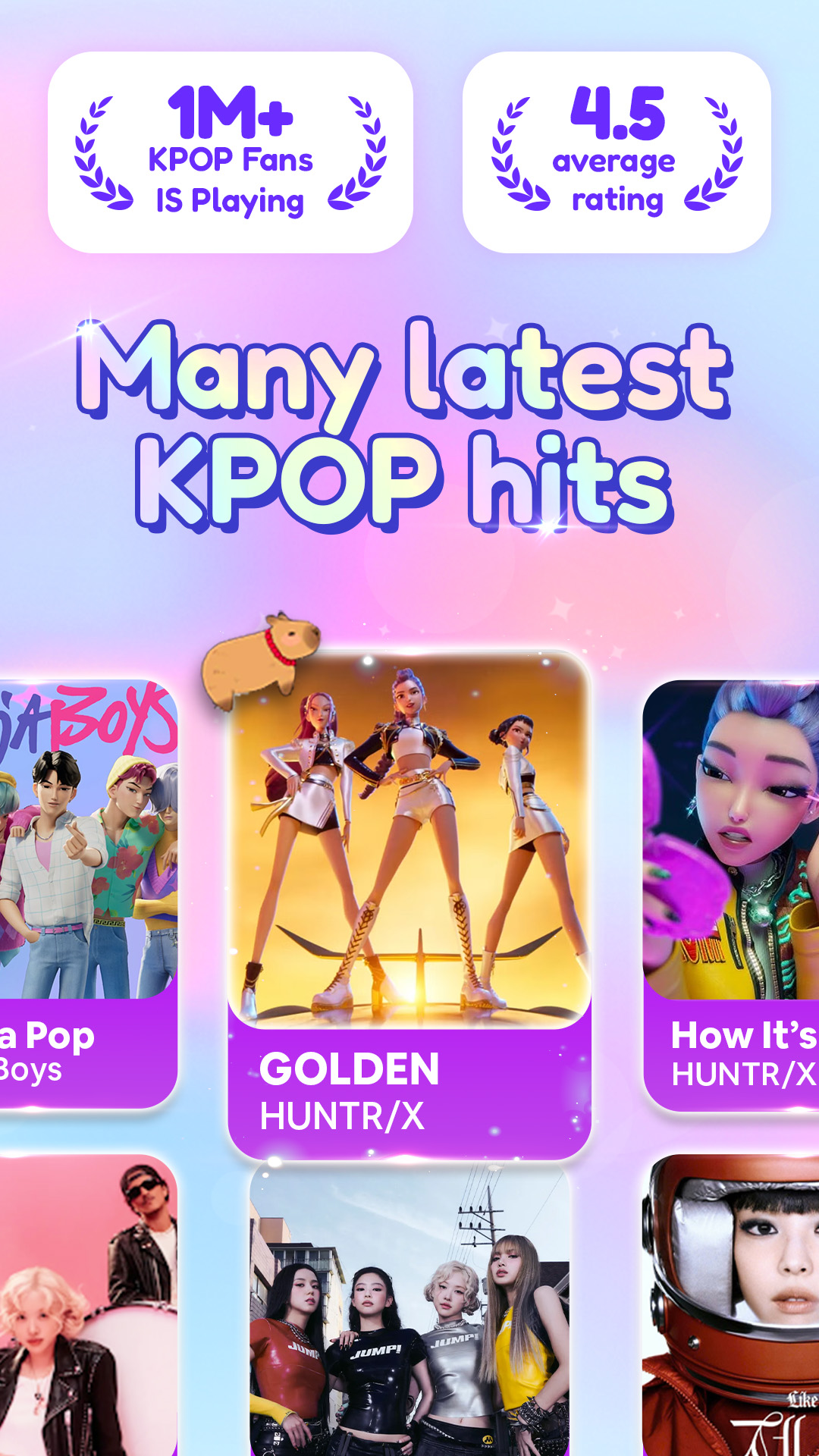 اسکرین شات 1 بازی Kpop Piano Beats - Music Game