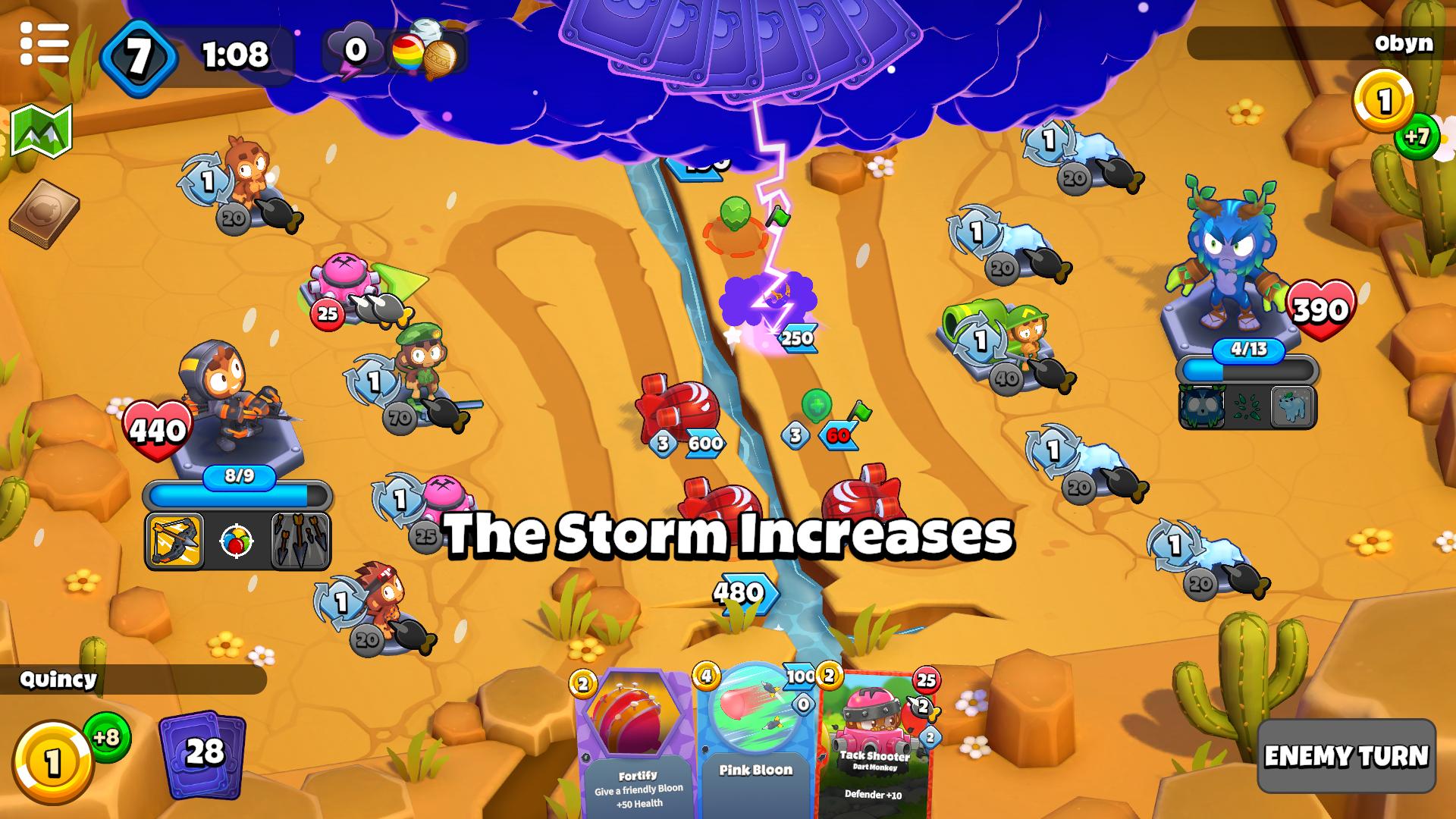 اسکرین شات 6 بازی Bloons Card Storm