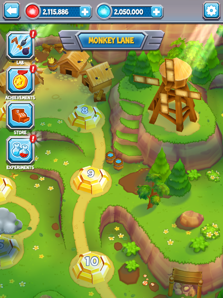 اسکرین شات 2 بازی Bloons Supermonkey 2