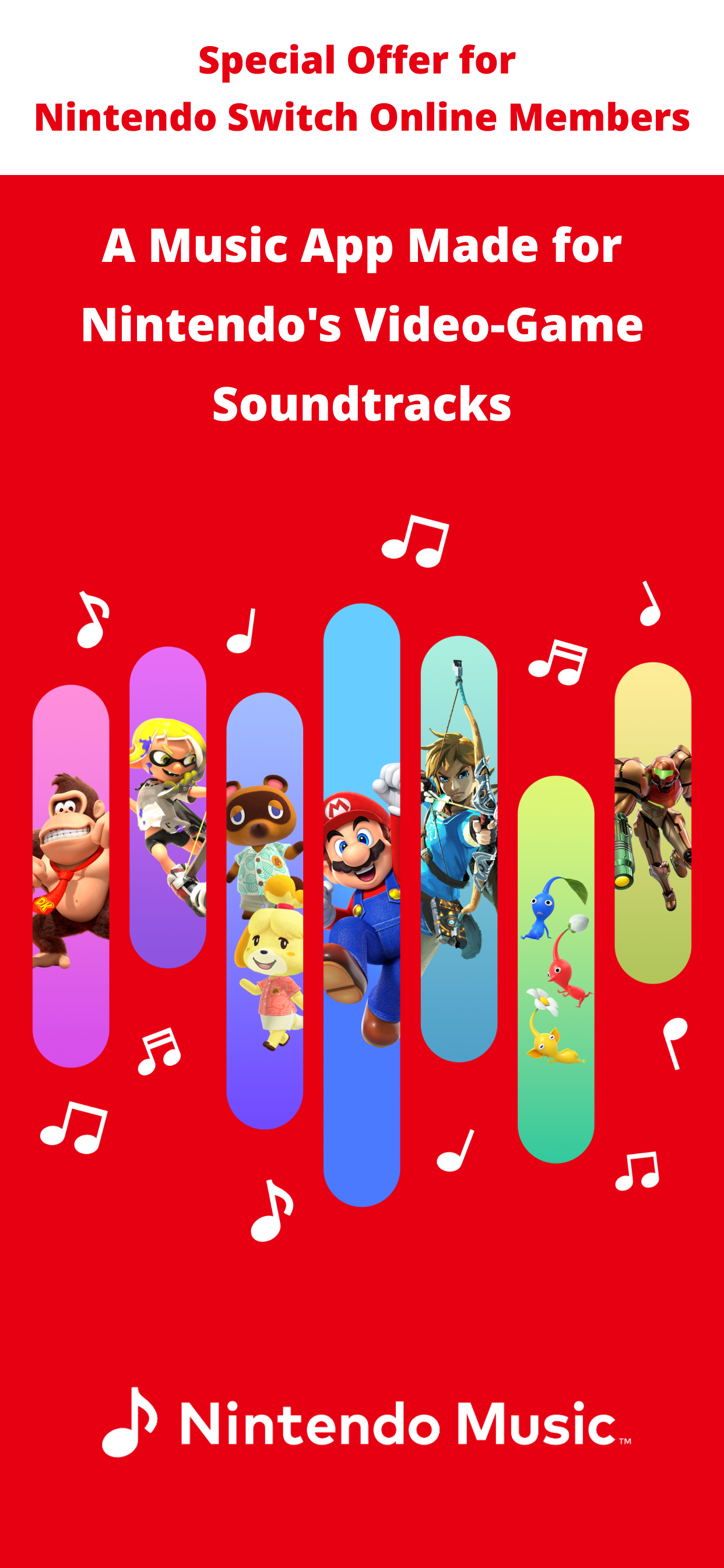 اسکرین شات 1 برنامه Nintendo Music