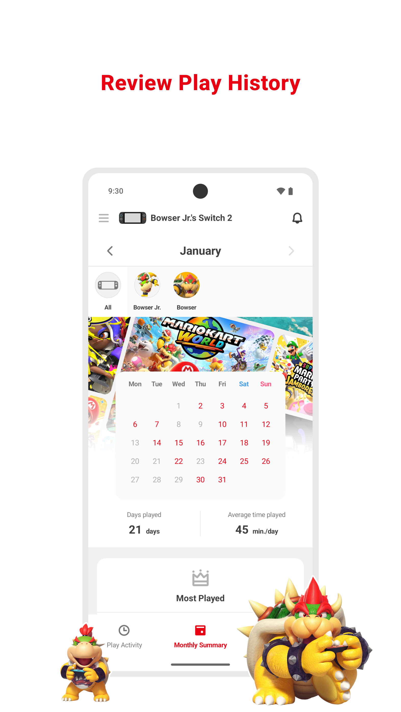 اسکرین شات 4 برنامه Nintendo Switch Parental Cont…