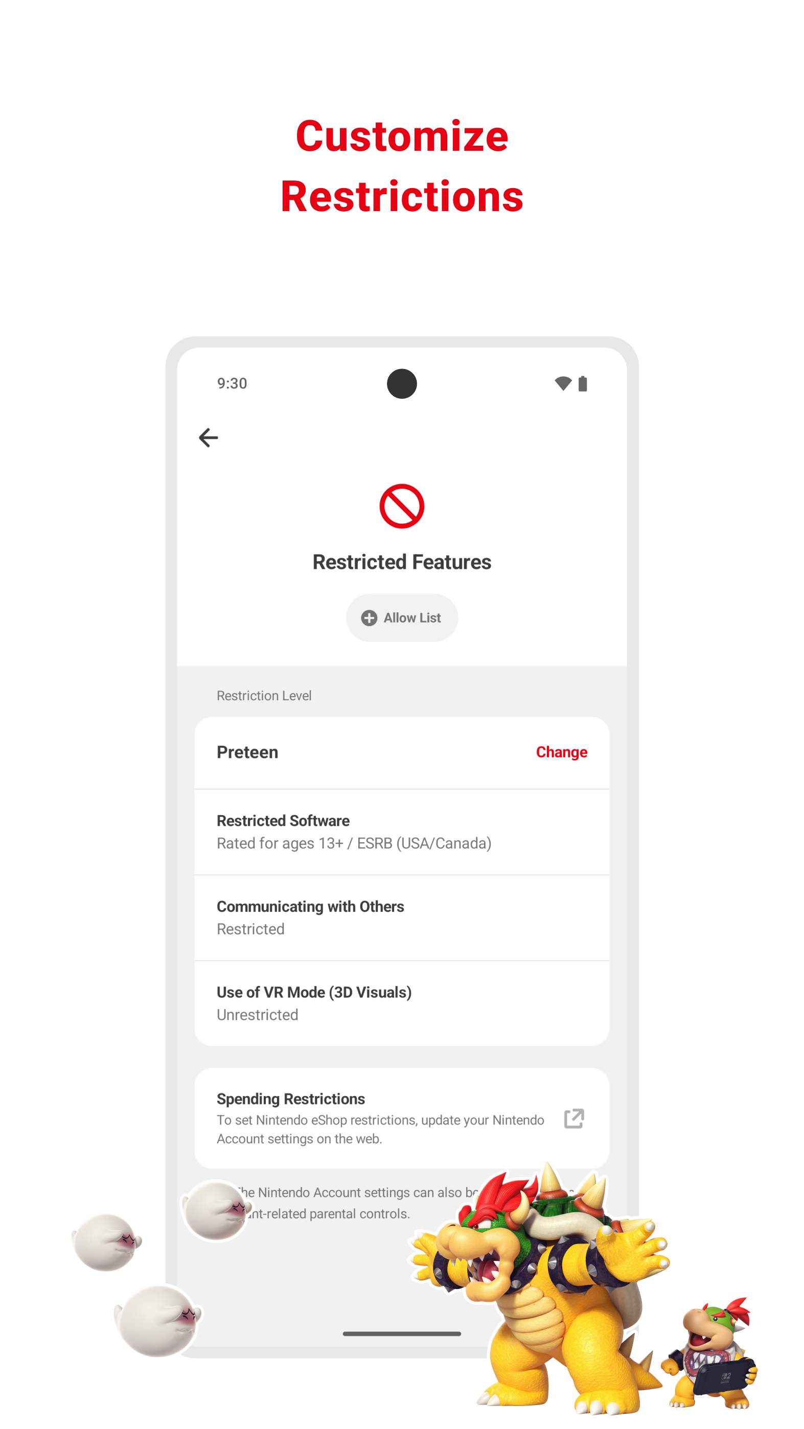 اسکرین شات 5 برنامه Nintendo Switch Parental Cont…