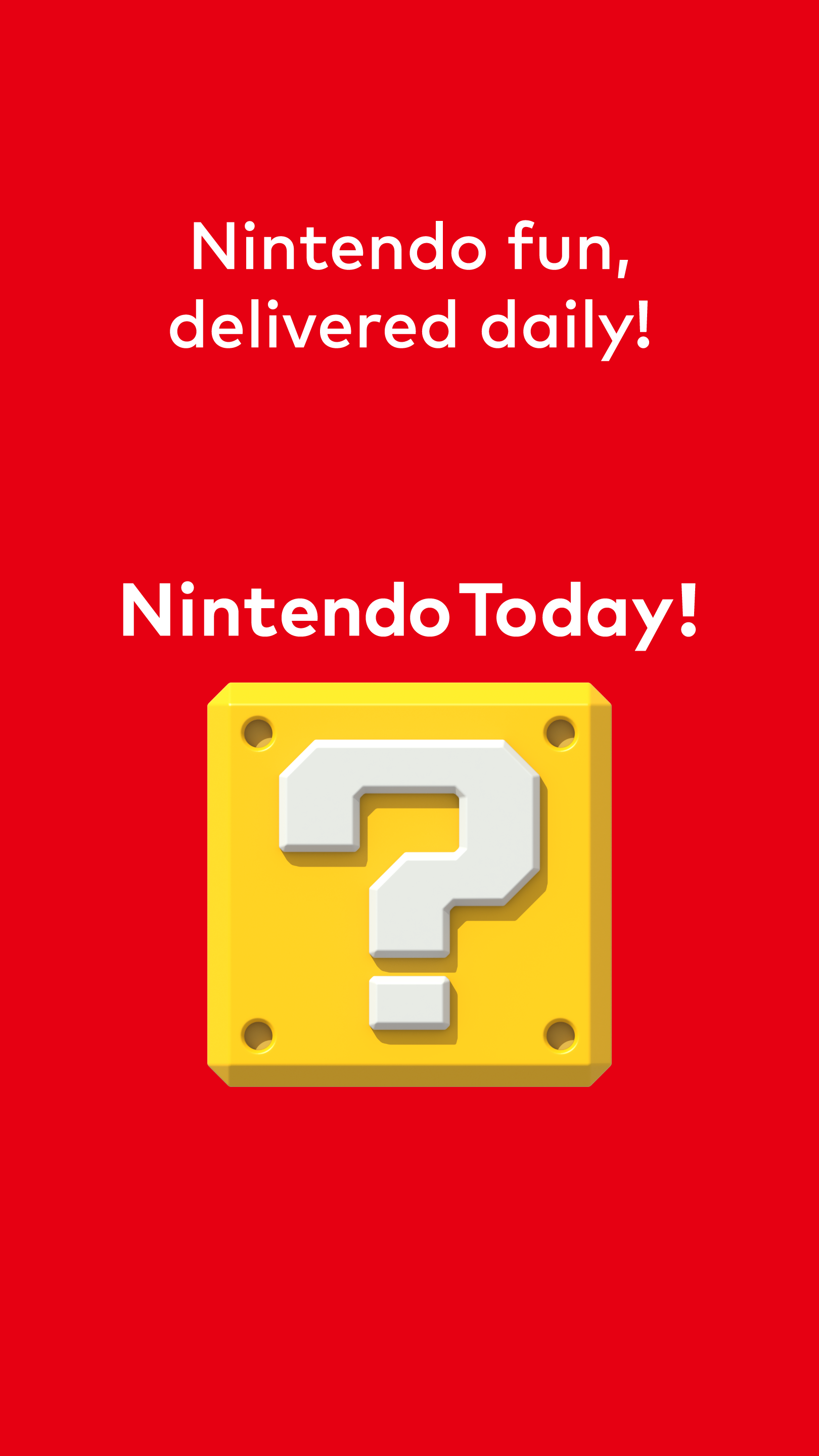 اسکرین شات 1 برنامه Nintendo Today!