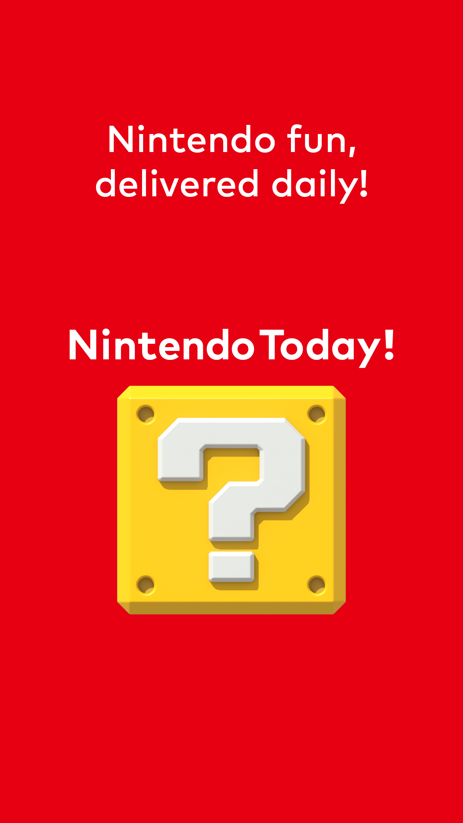 اسکرین شات 1 برنامه Nintendo Today!