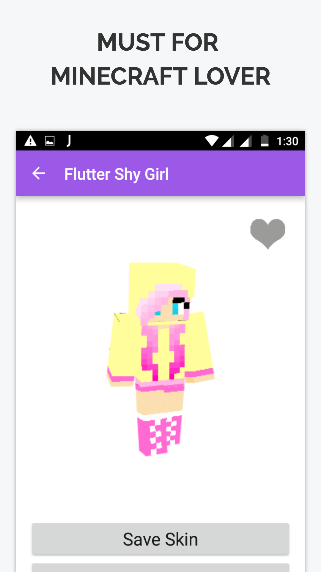 اسکرین شات 3 برنامه Sweet Pony Skin for Minecraft