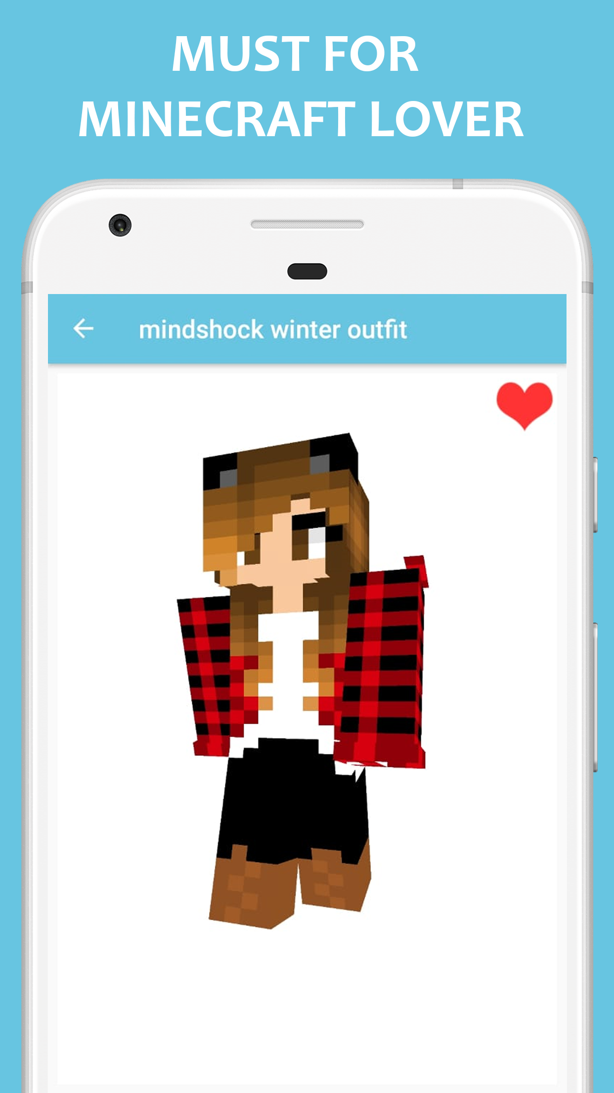 اسکرین شات 3 برنامه Girl Skins for Minecraft