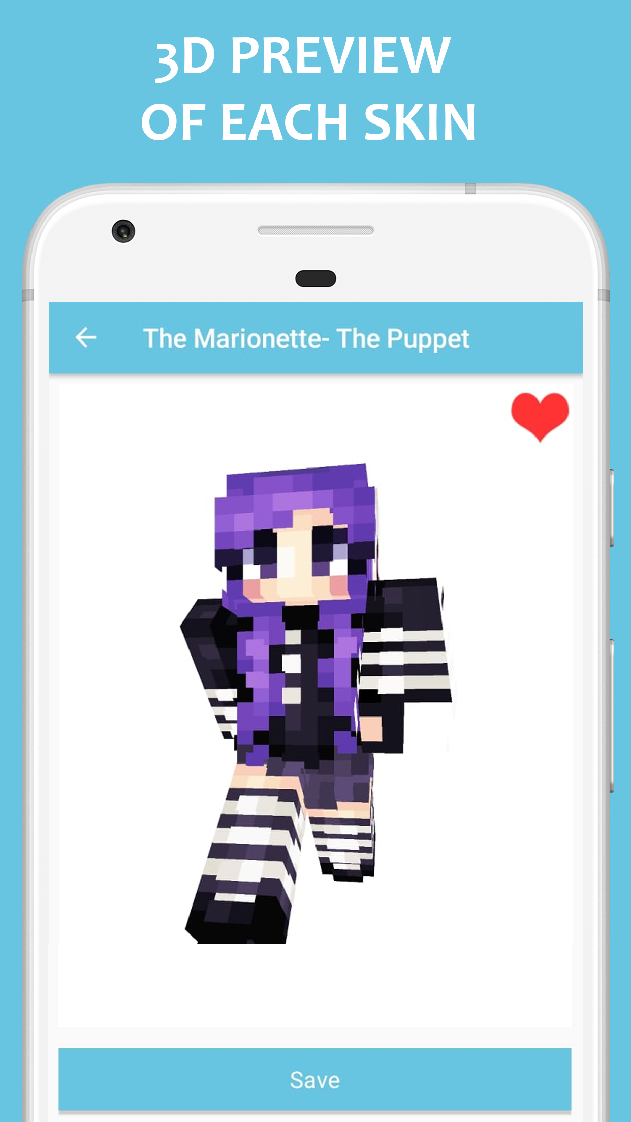 اسکرین شات 5 برنامه Girl Skins for Minecraft
