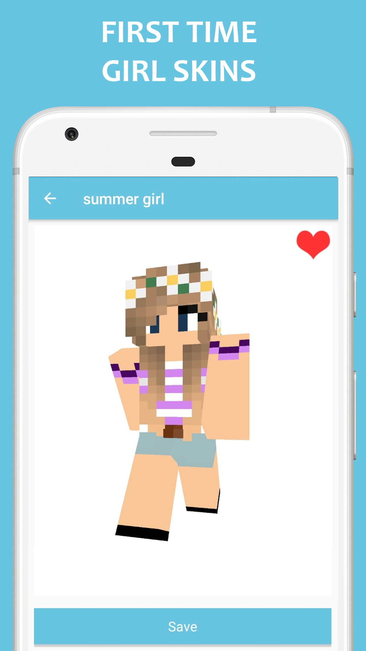 اسکرین شات 1 برنامه Girl Skins for Minecraft