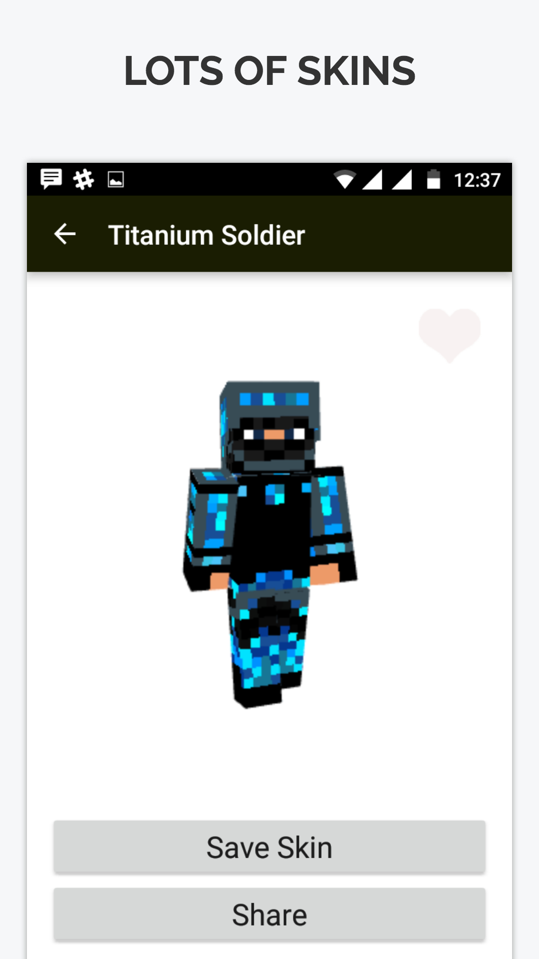 اسکرین شات 4 برنامه Military Skin for Minecraft PE