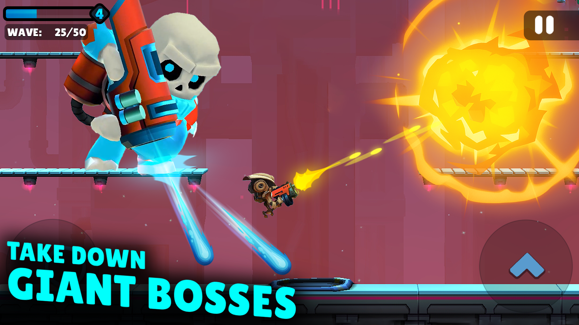 اسکرین شات 2 بازی Autogun Heroes: Run and Gun