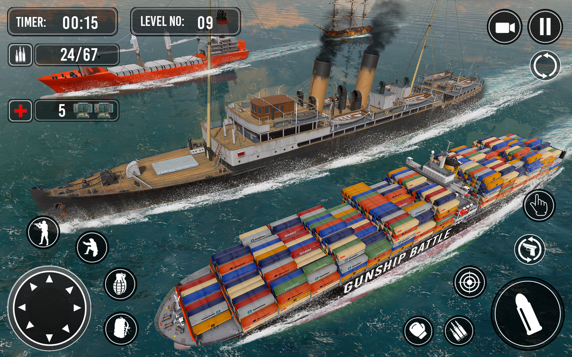 اسکرین شات 3 بازی Gunship Battle: Shooting Games